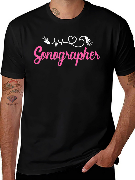 Sonographer T-Shirt - Medical Professional Apparel