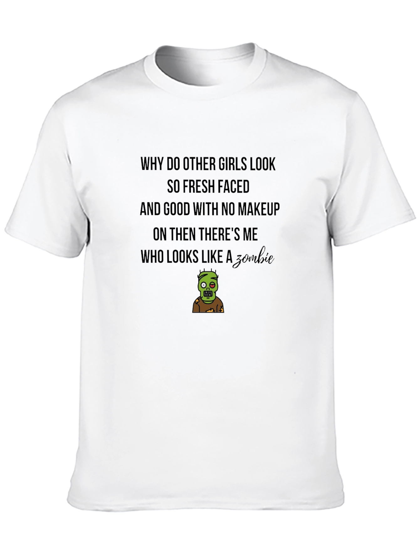 Zombie Graphic T-Shirt - Humorous Novelty Tee