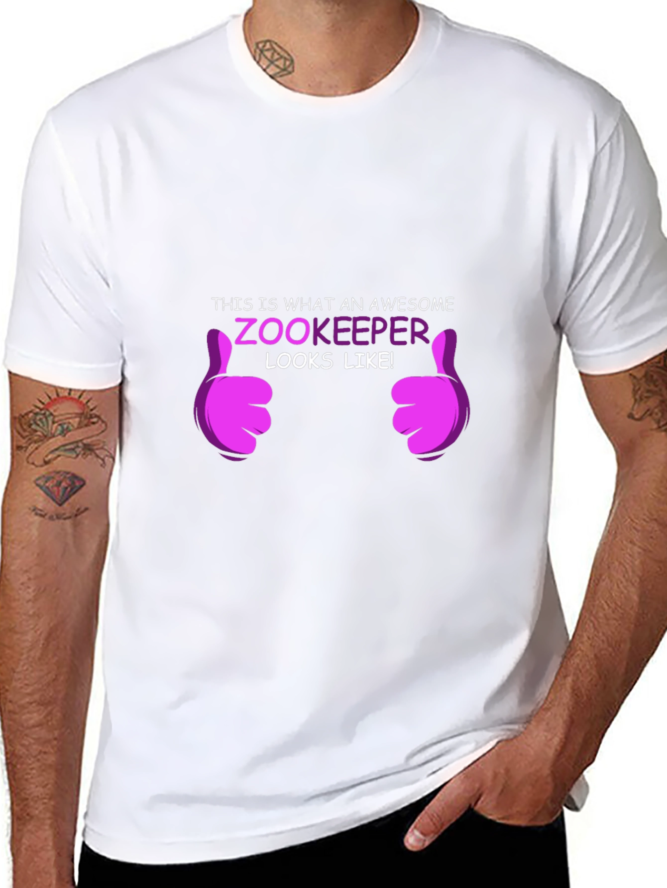 Awesome Zookeeper Graphic T-Shirt