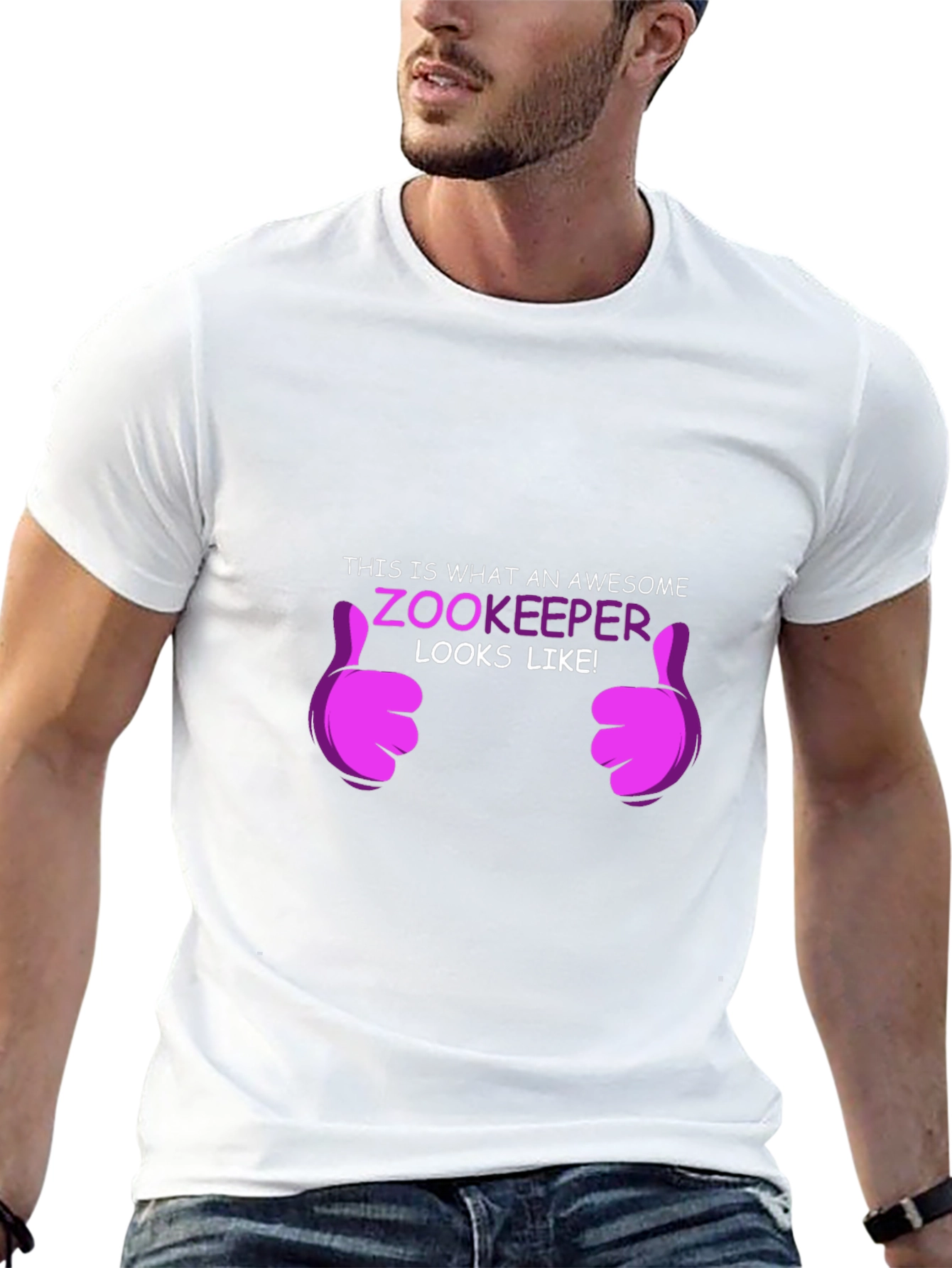 Awesome Zookeeper Graphic T-Shirt