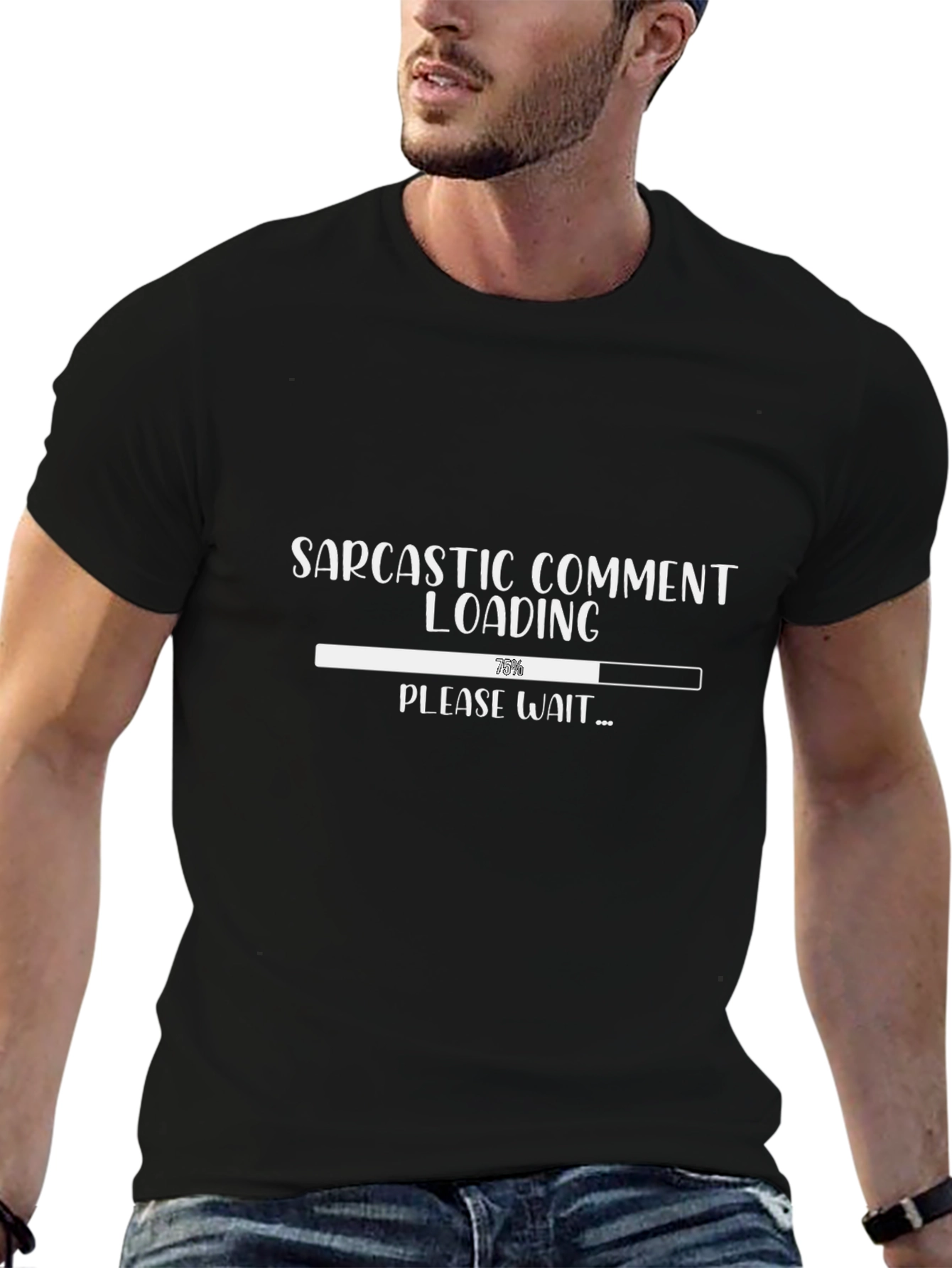 Sarcastic Comment Loading T-Shirt - Funny Tee