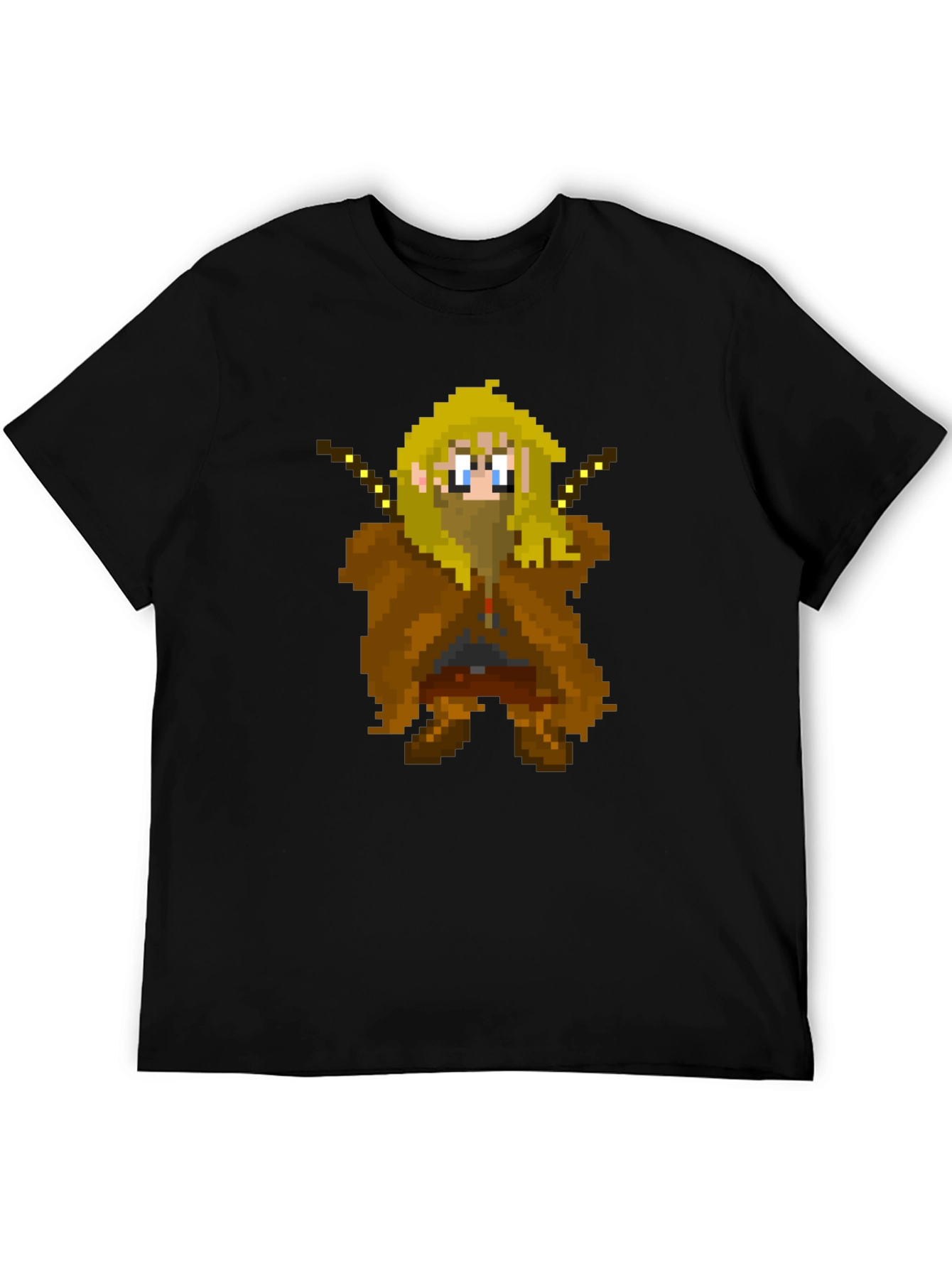Pixel Wizard Graphic Tee - Gamer Shirt