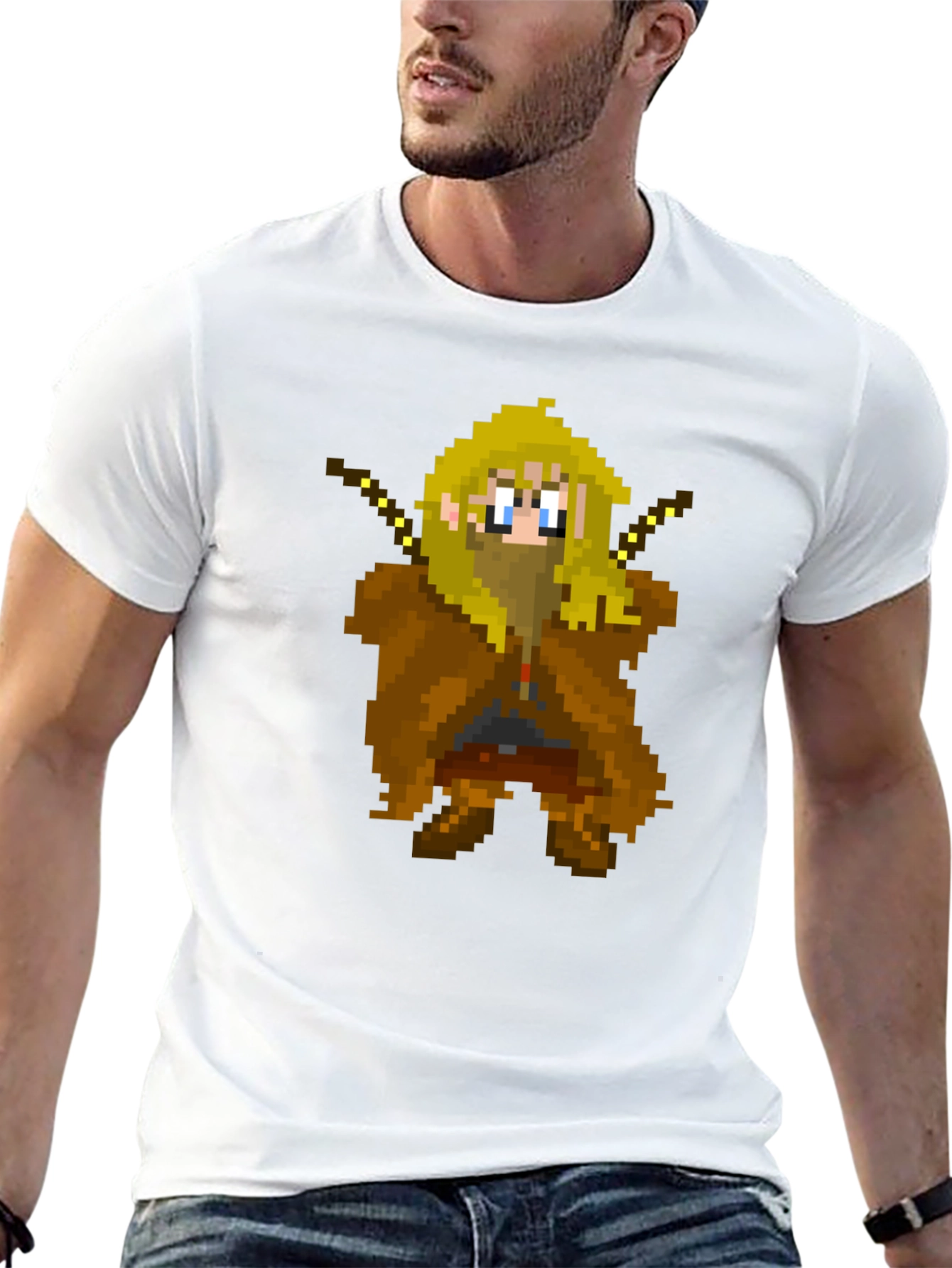 Pixel Wizard Graphic Tee - Gamer Shirt
