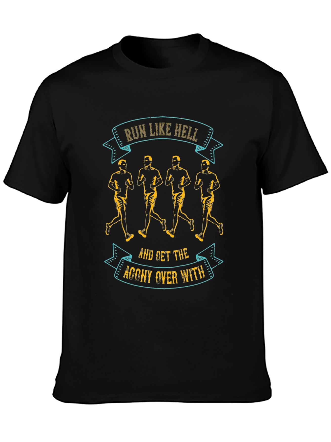 Run Like Hell T-Shirt - Motivational Running Tee