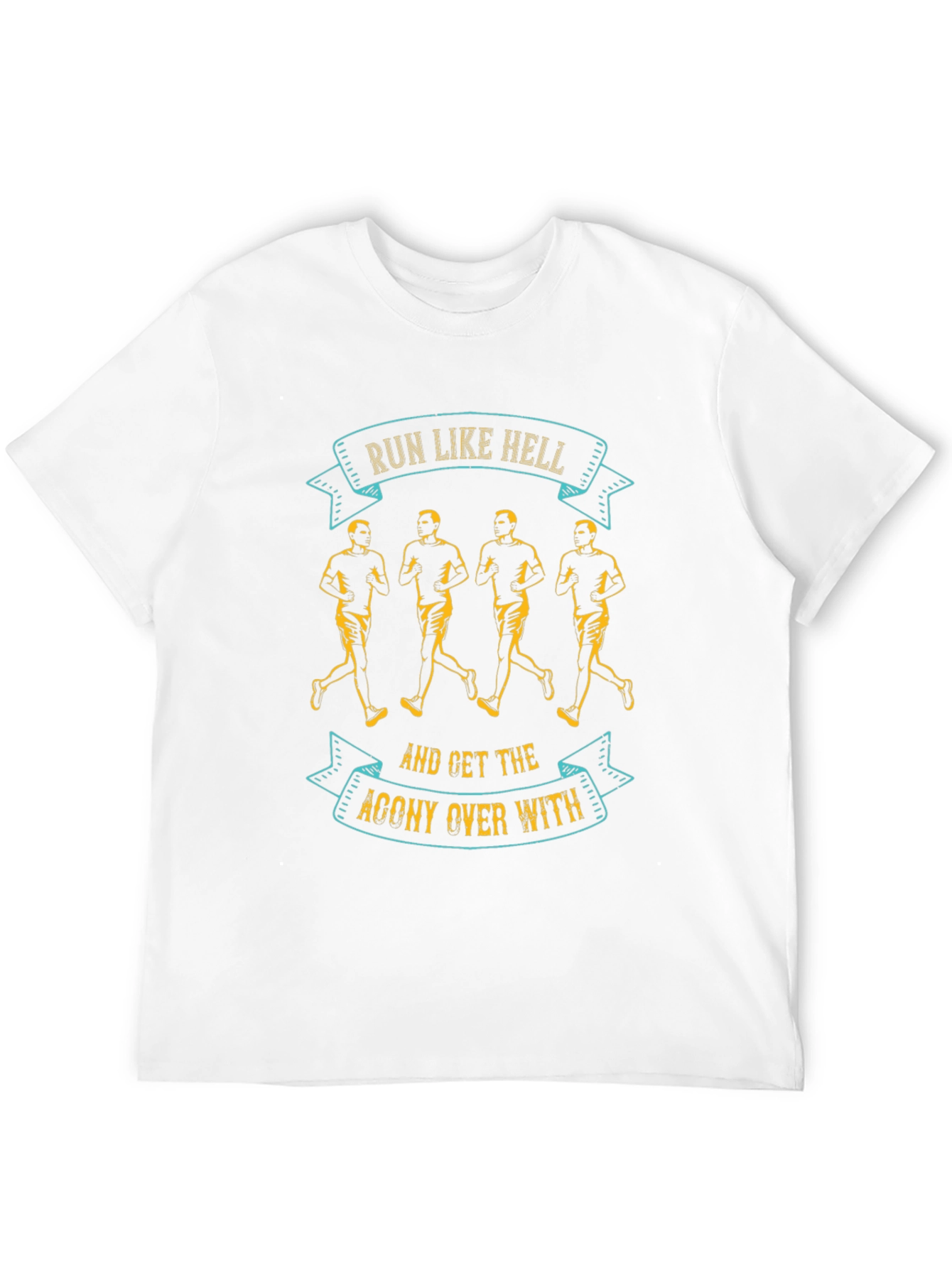 Run Like Hell T-Shirt - Motivational Running Tee