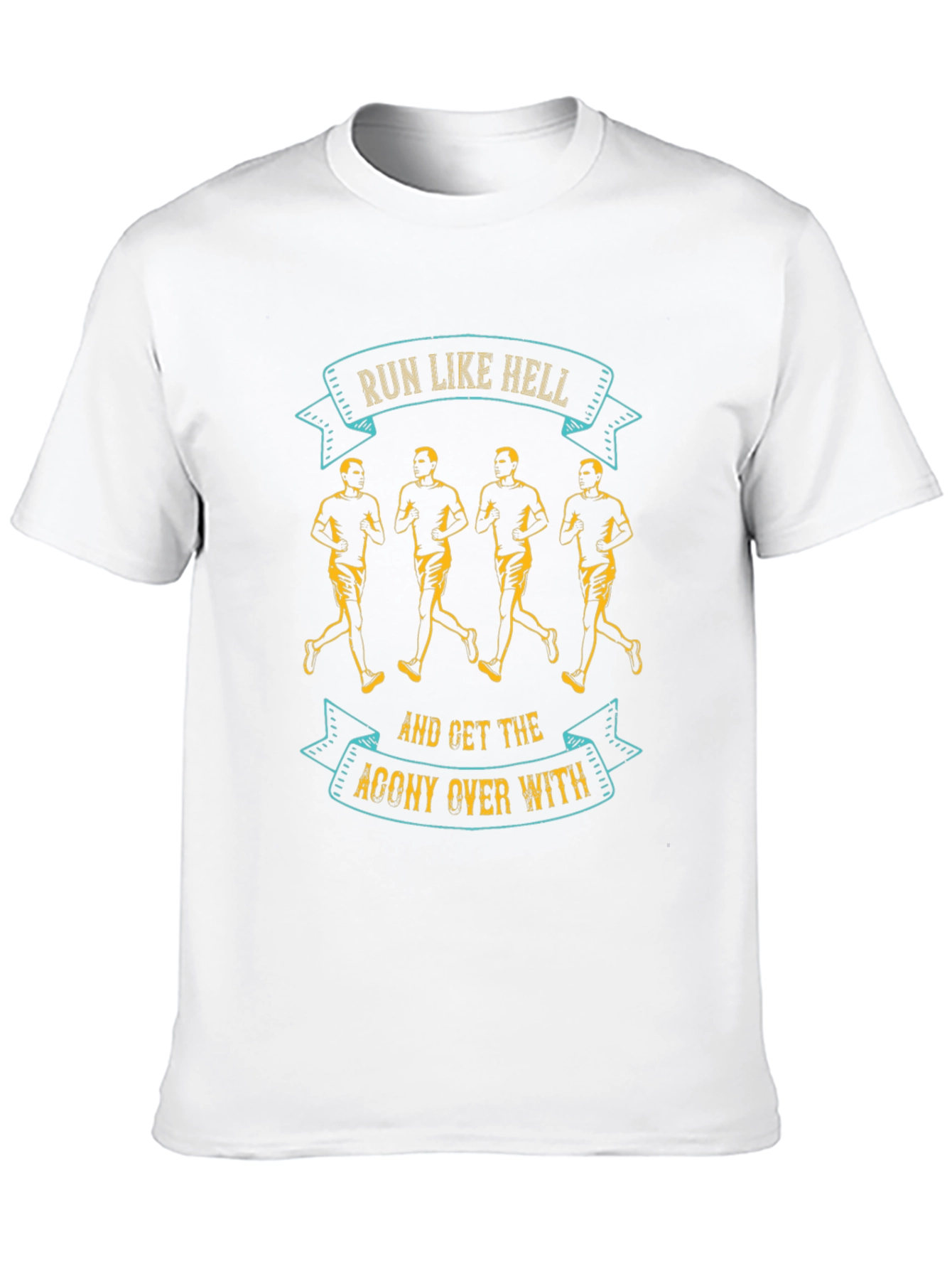 Run Like Hell T-Shirt - Motivational Running Tee
