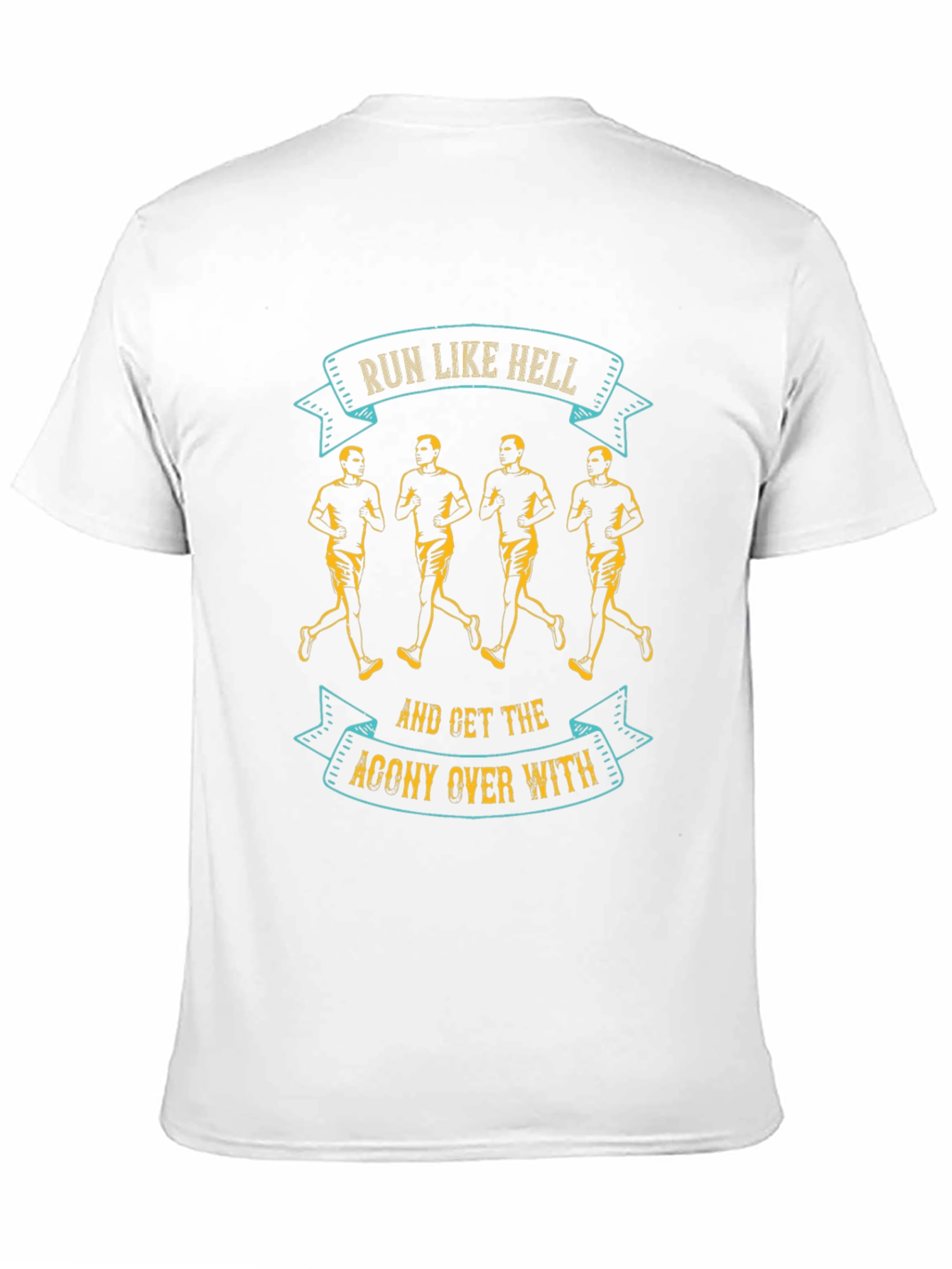 Run Like Hell T-Shirt - Motivational Running Tee