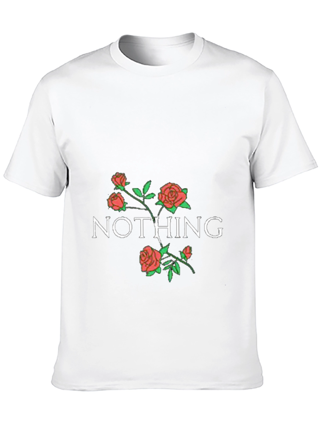 Nothing Roses Black Graphic Tee