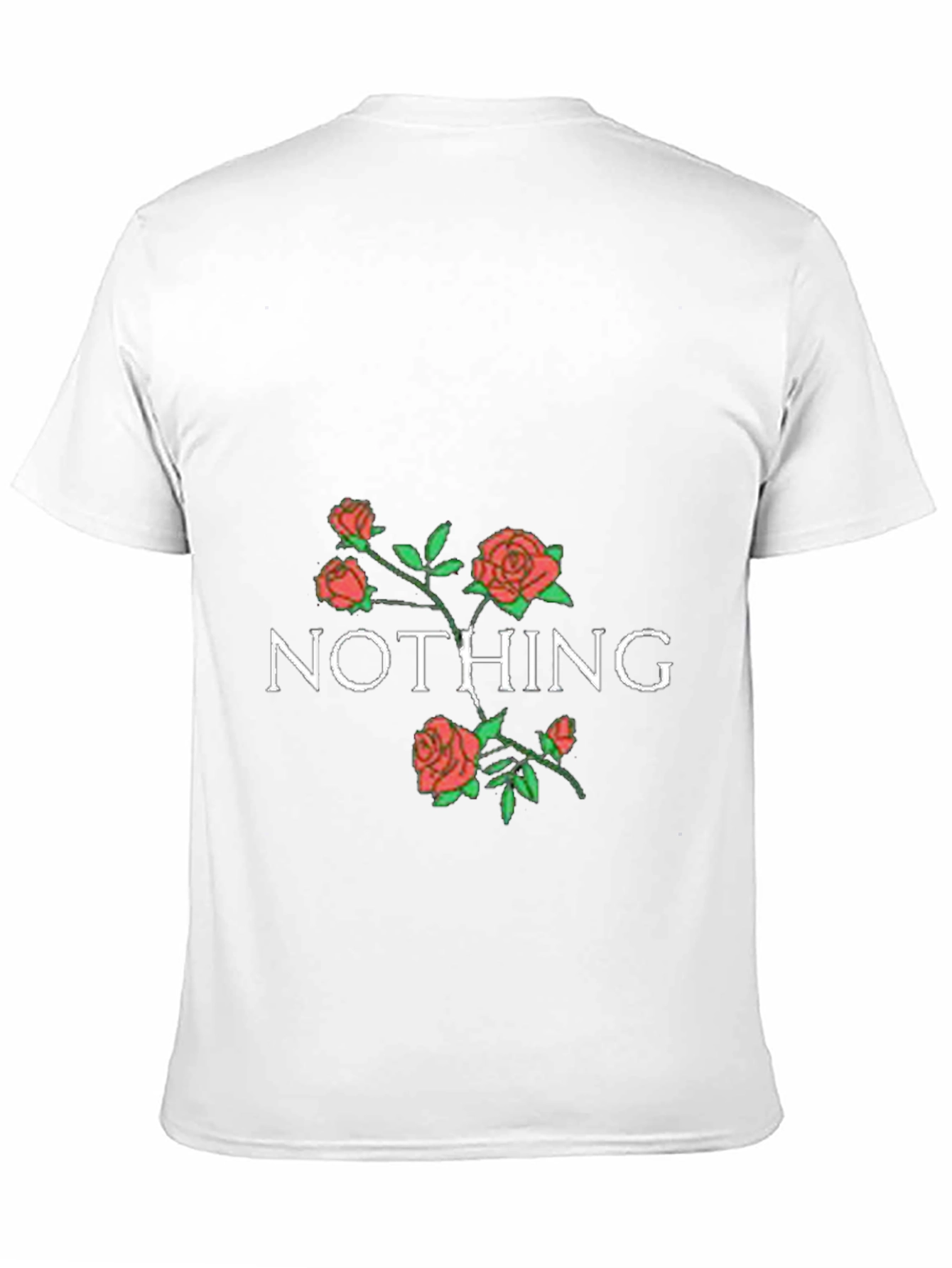 Nothing Roses Black Graphic Tee