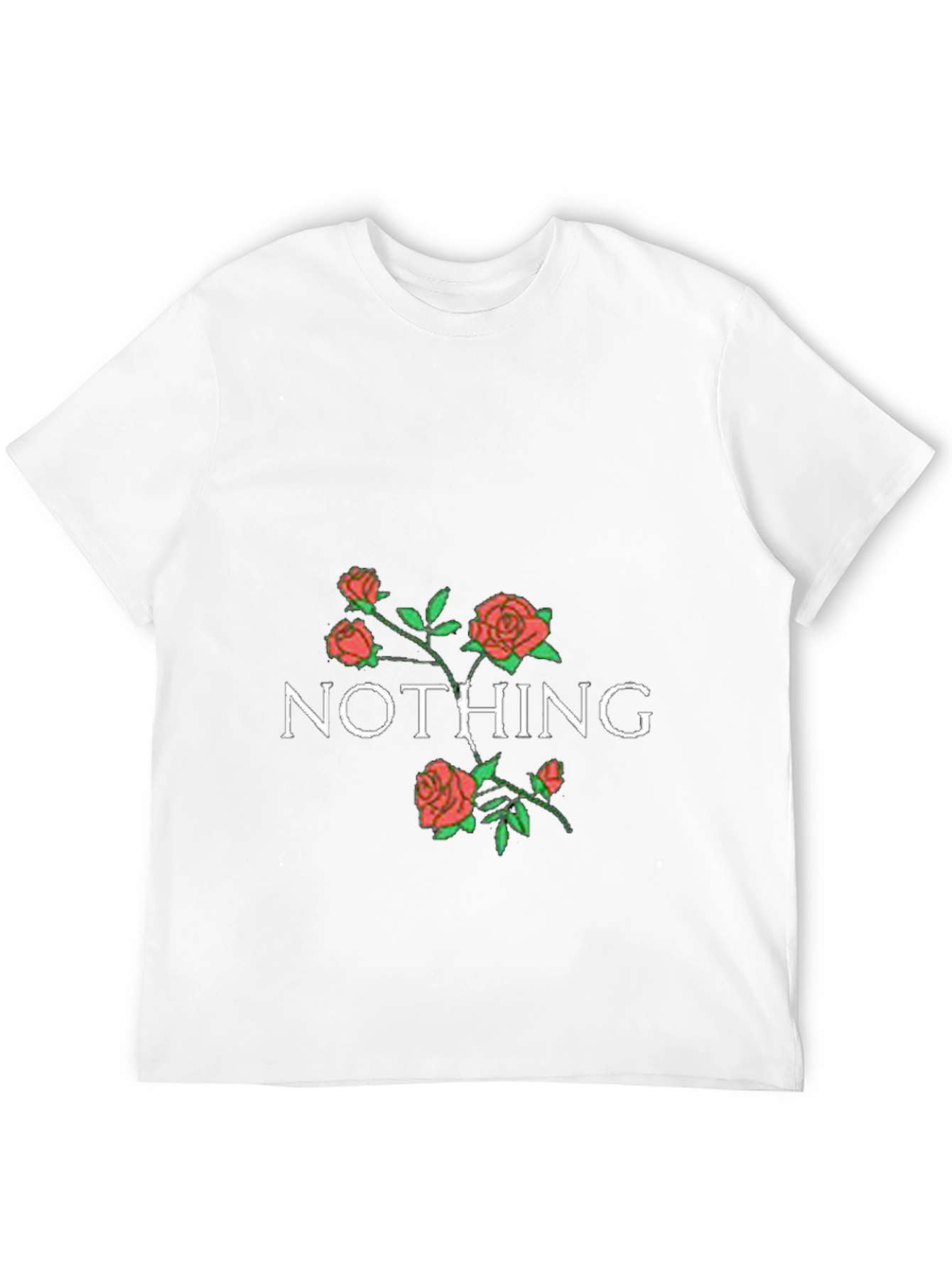Nothing Roses Black Graphic Tee