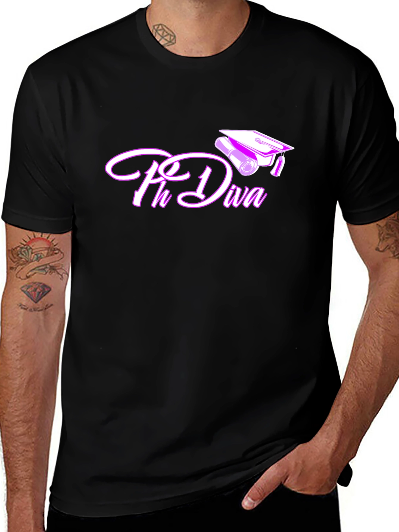 PhDiva Graduation T-Shirt - Stylish Celebration