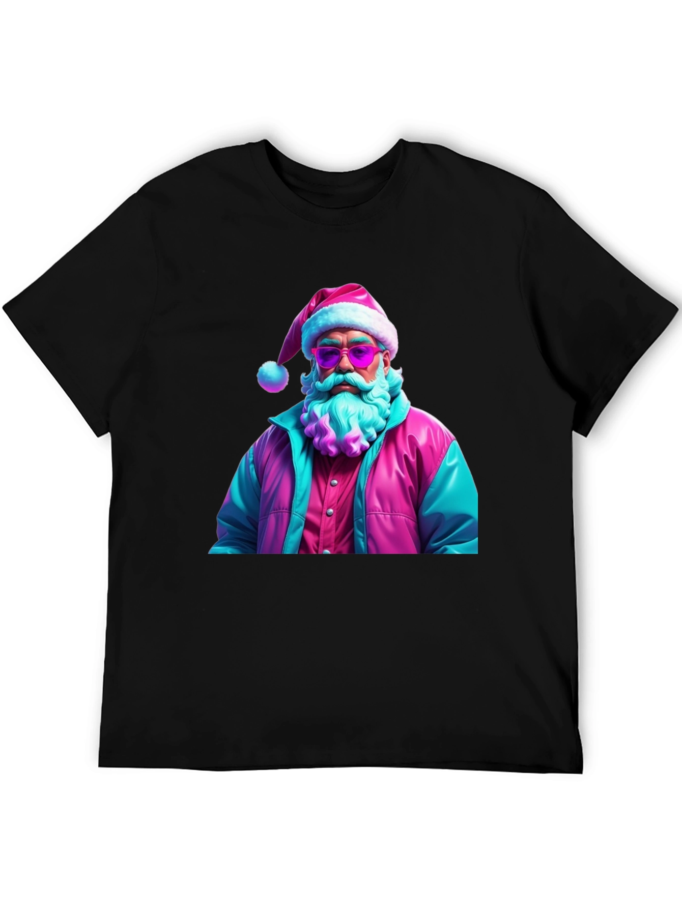 Retro Santa Graphic T-Shirt