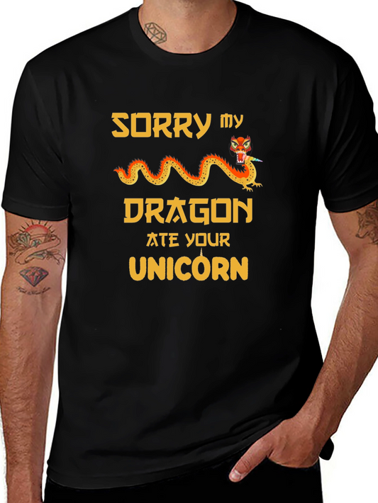Sorry My Dragon Ate Your Unicorn T-Shirt