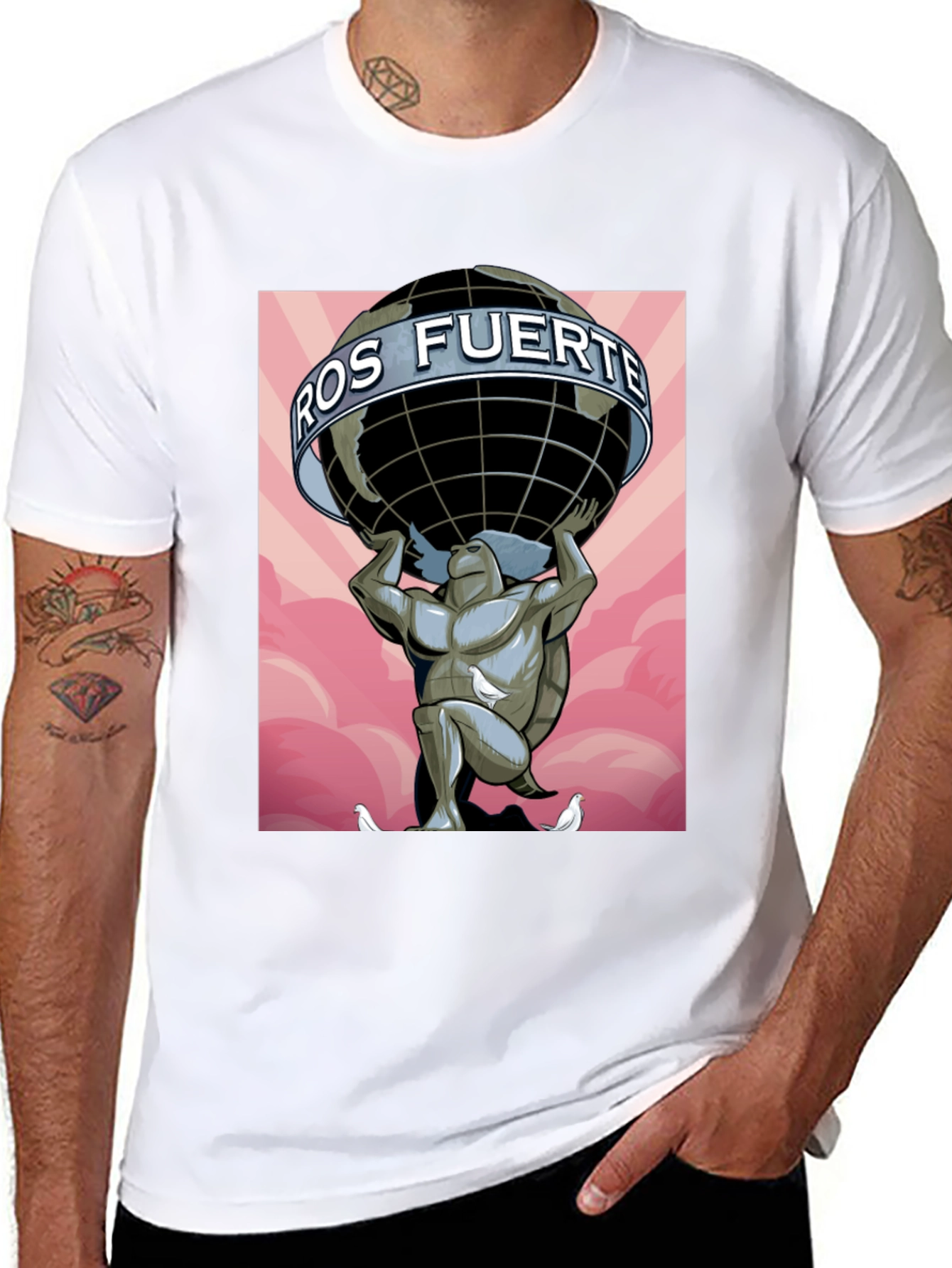 ROS FUERTE Atlas Graphic T-Shirt