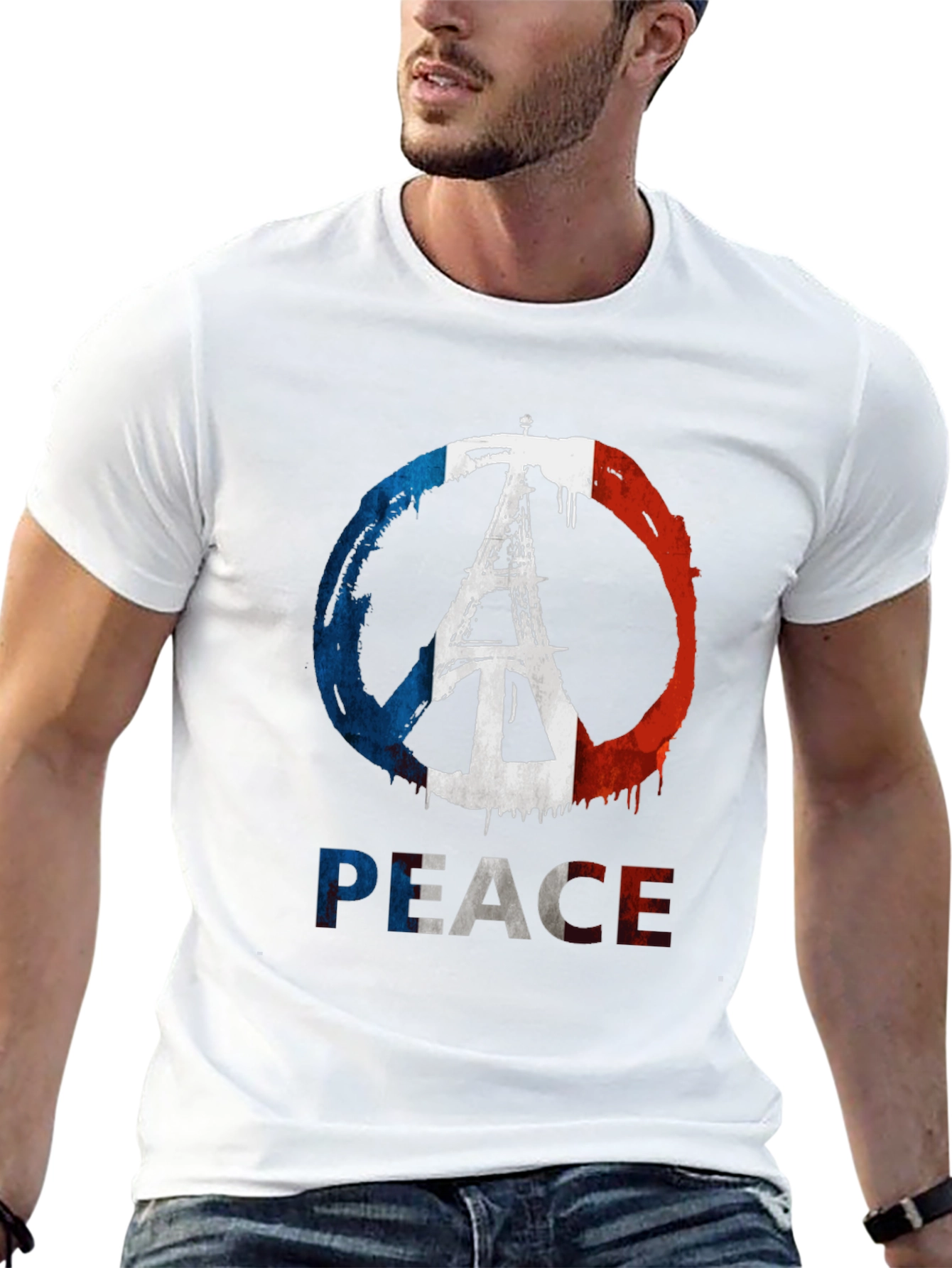 Peace Paris Eiffel Tower T-Shirt
