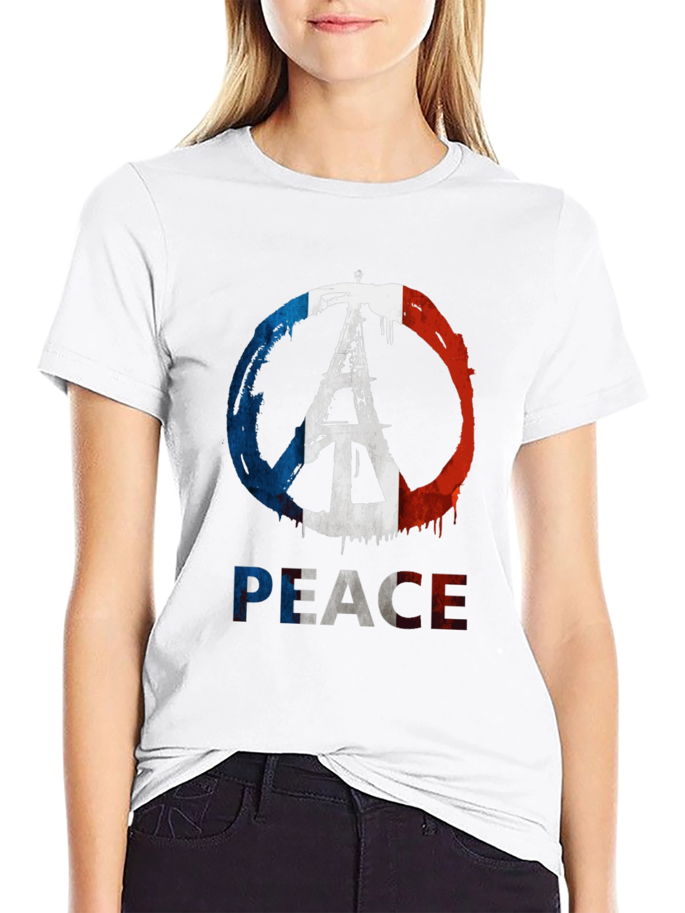 Peace Paris Eiffel Tower T-Shirt