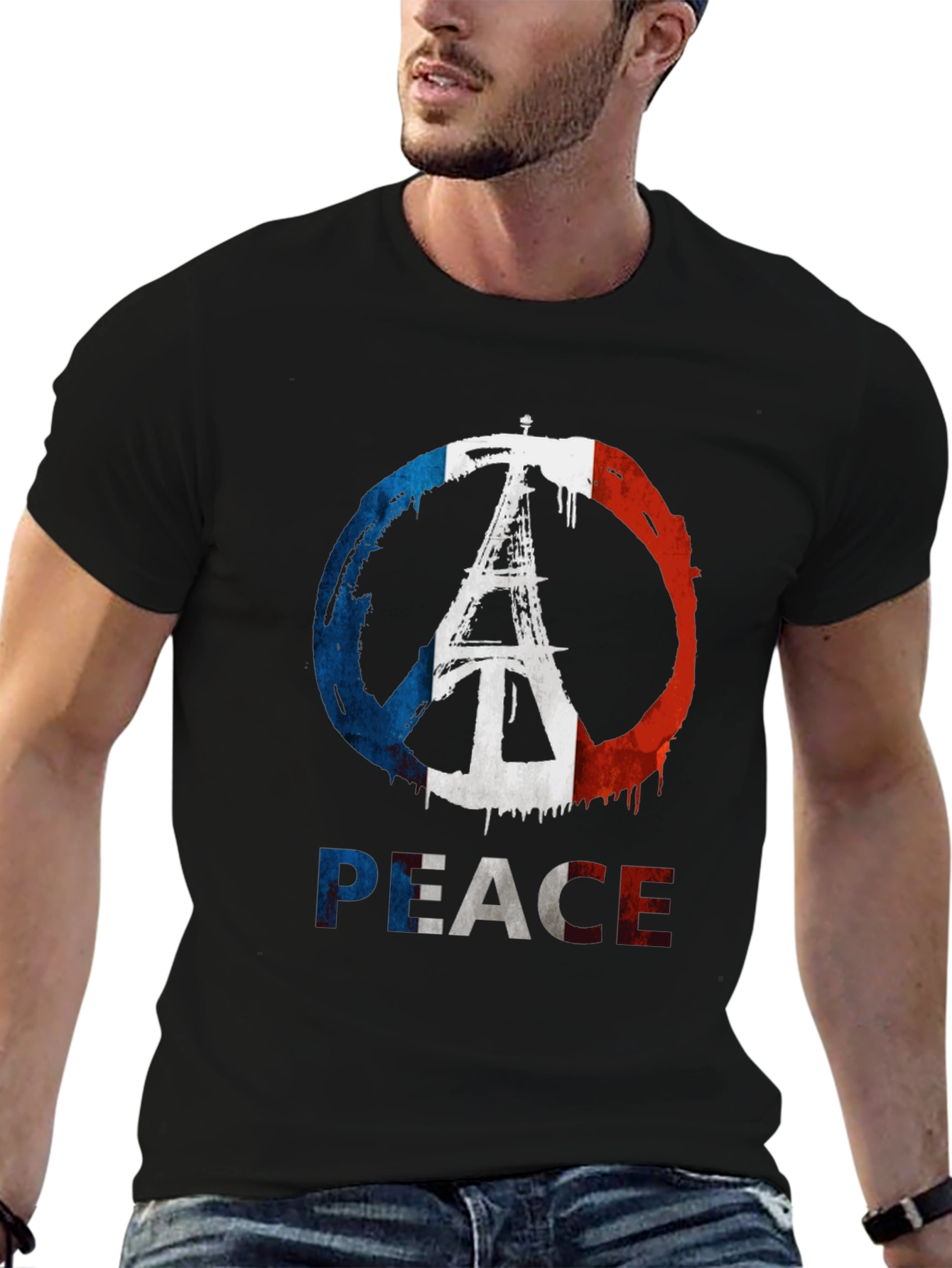 Peace Paris Eiffel Tower T-Shirt