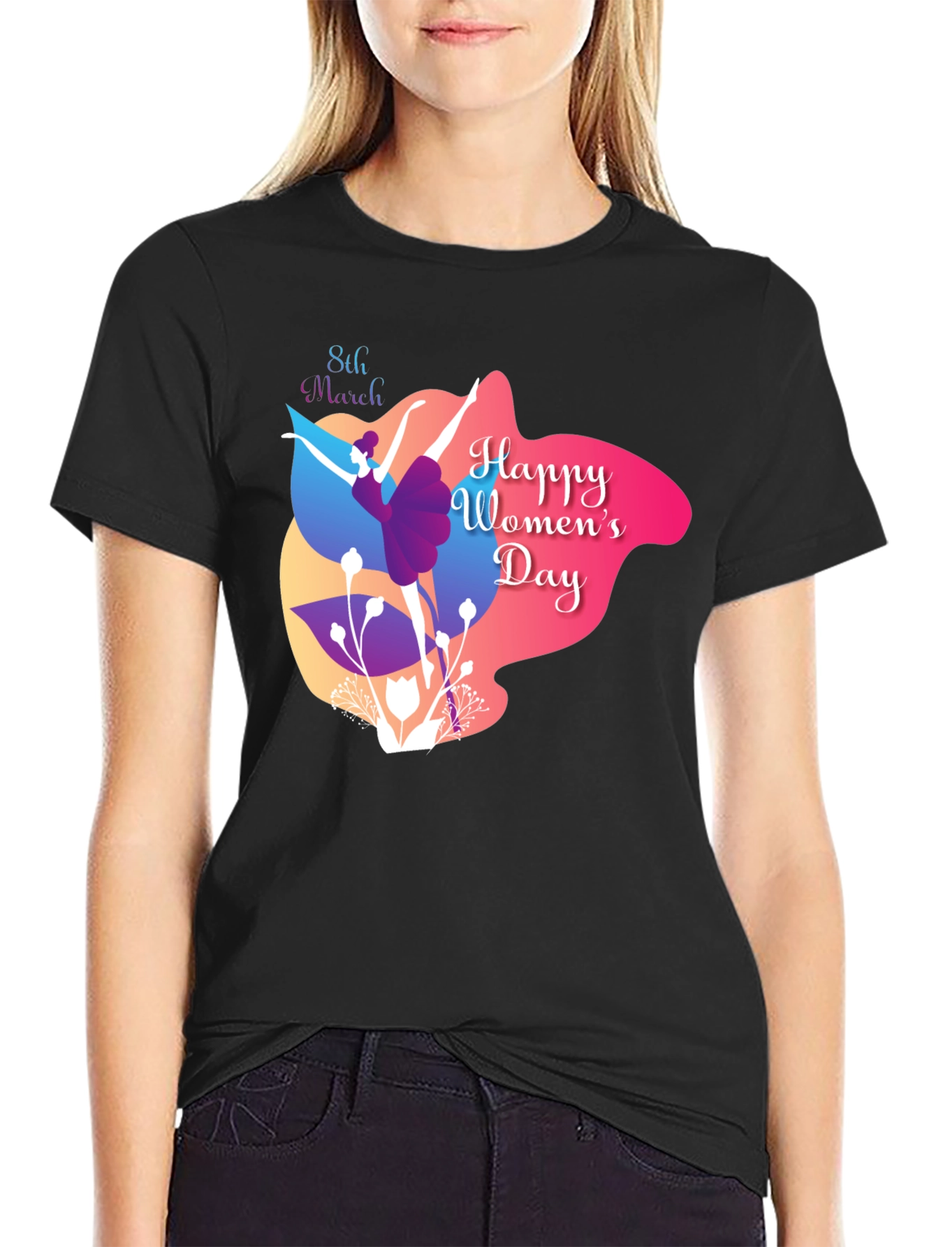 Womens Day T-Shirt - Dancer Design