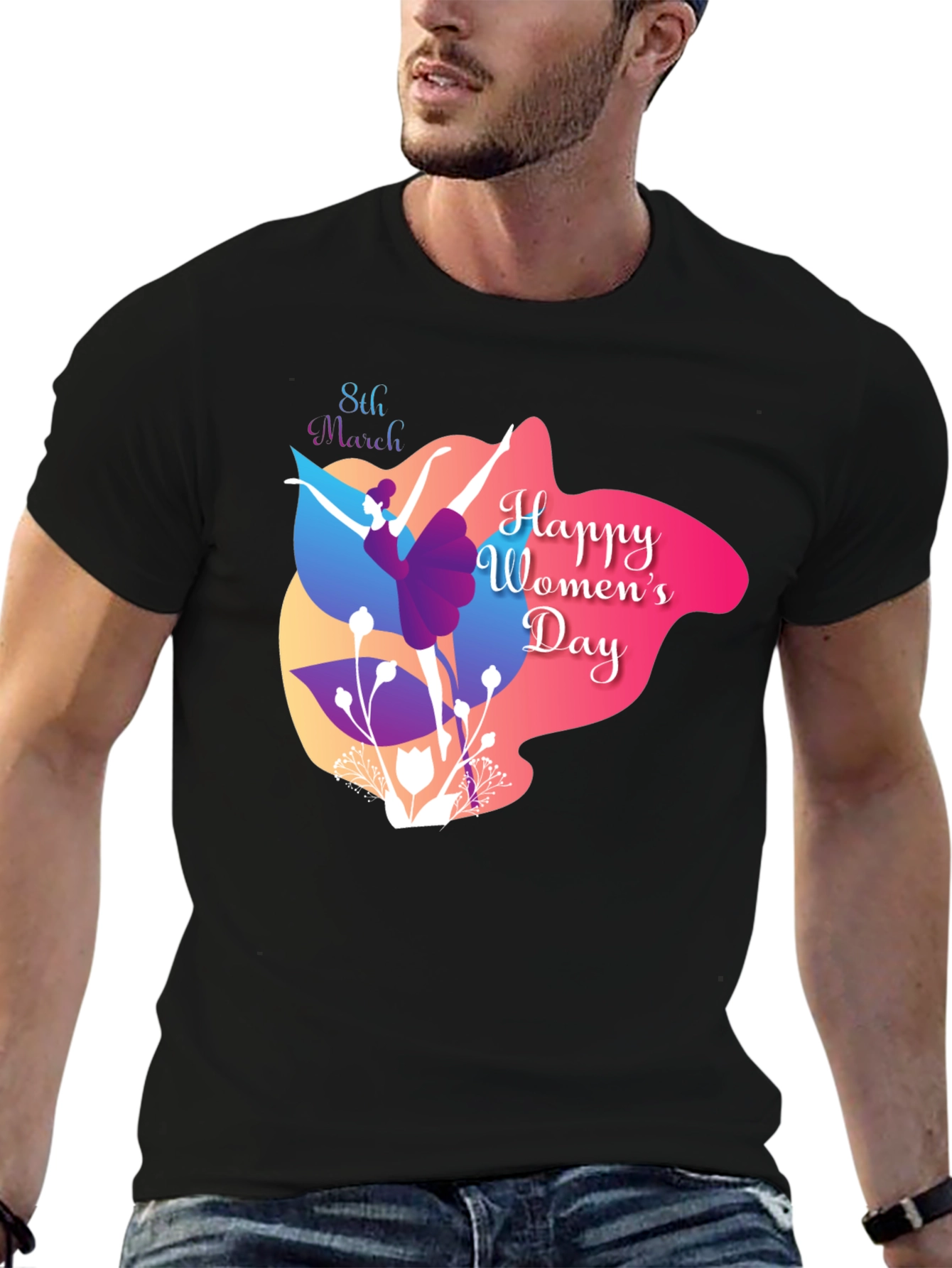 Womens Day T-Shirt - Dancer Design
