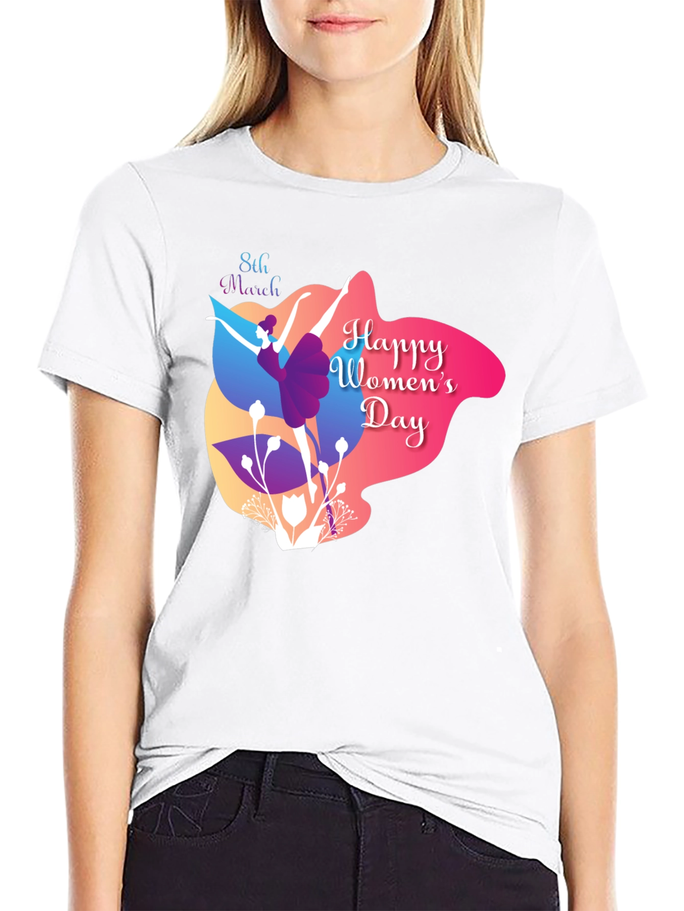 Womens Day T-Shirt - Dancer Design