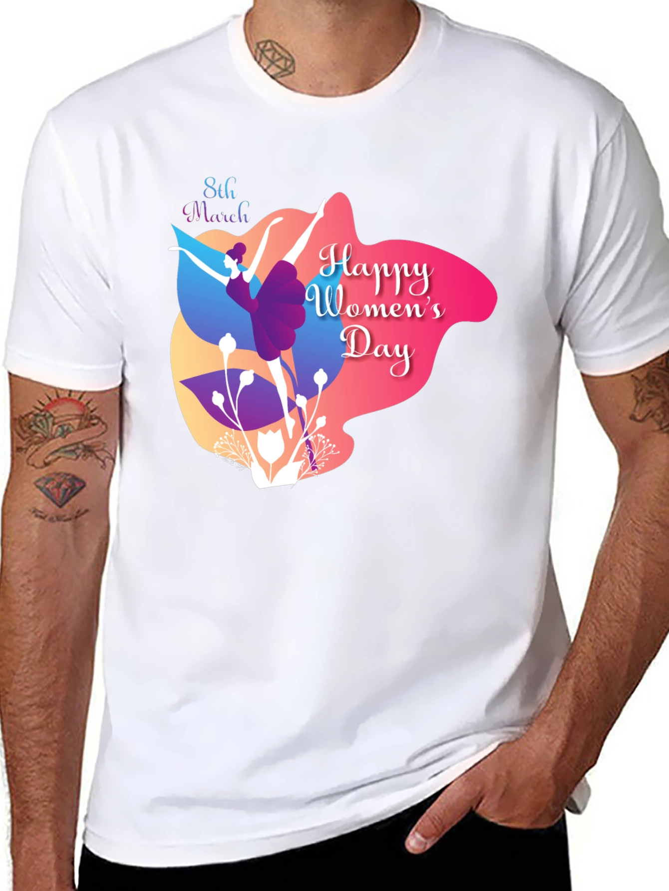 Womens Day T-Shirt - Dancer Design