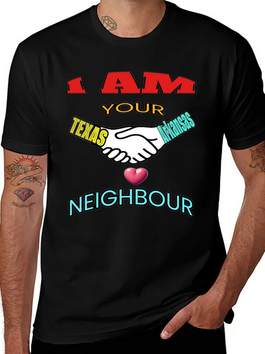 Texas & Arkansas Neighbor T-Shirt