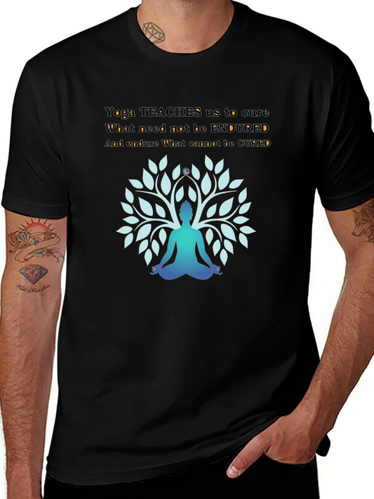 Yoga Wisdom Tee: Cure Endure Inspire