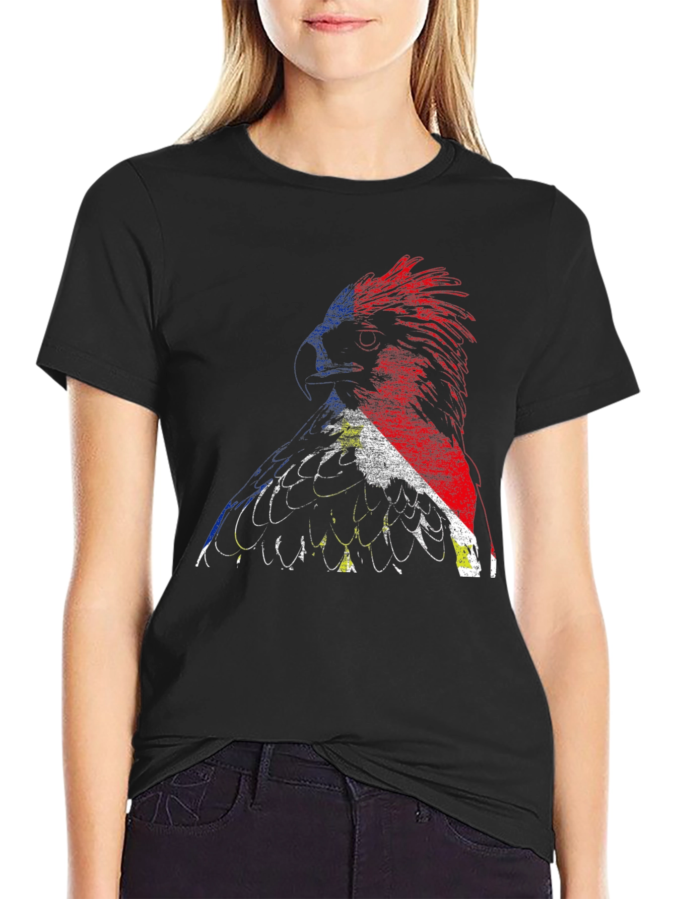 Philippine Eagle Graphic Tee - Black