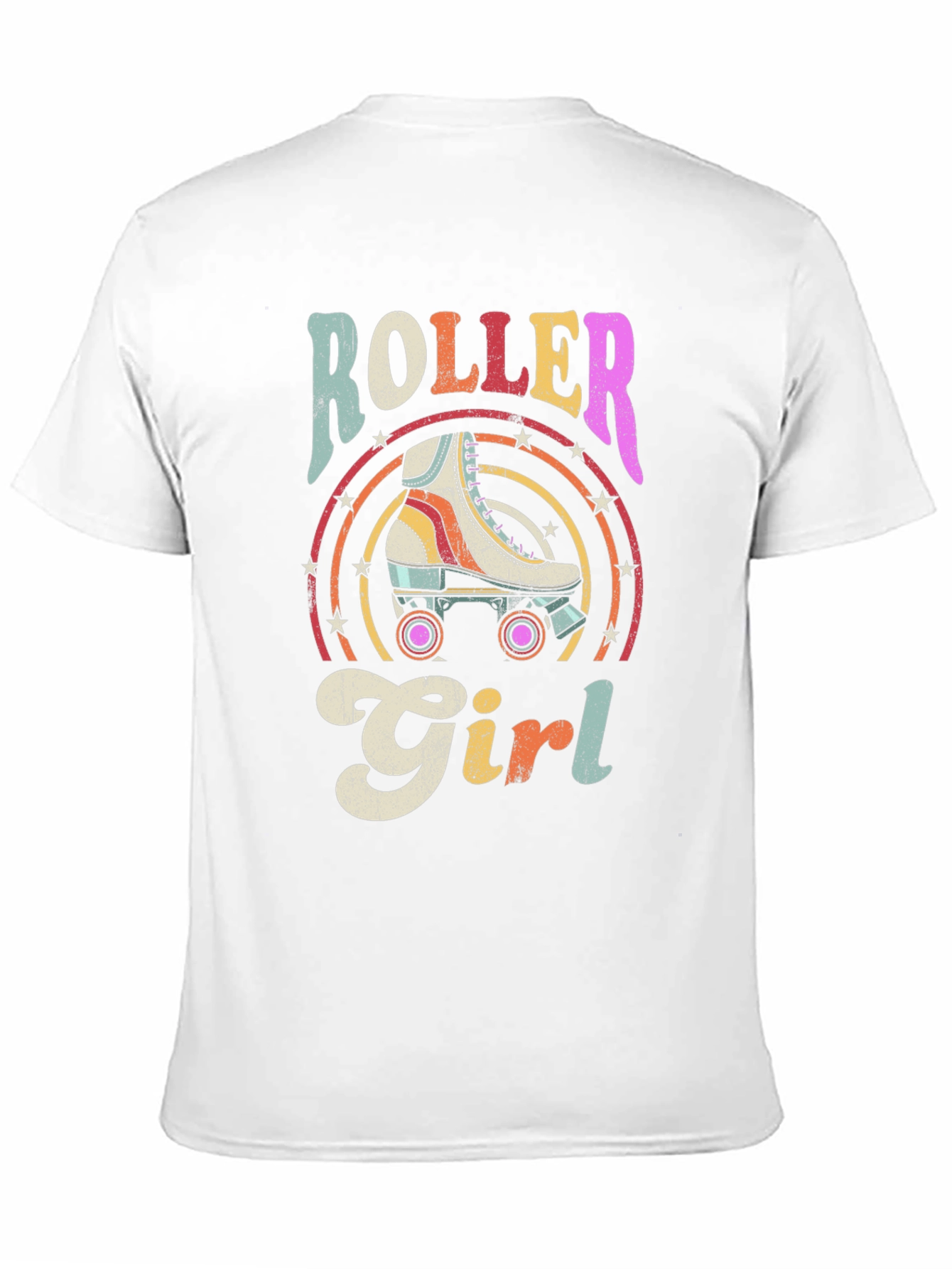 Retro Roller Girl Graphic Tee