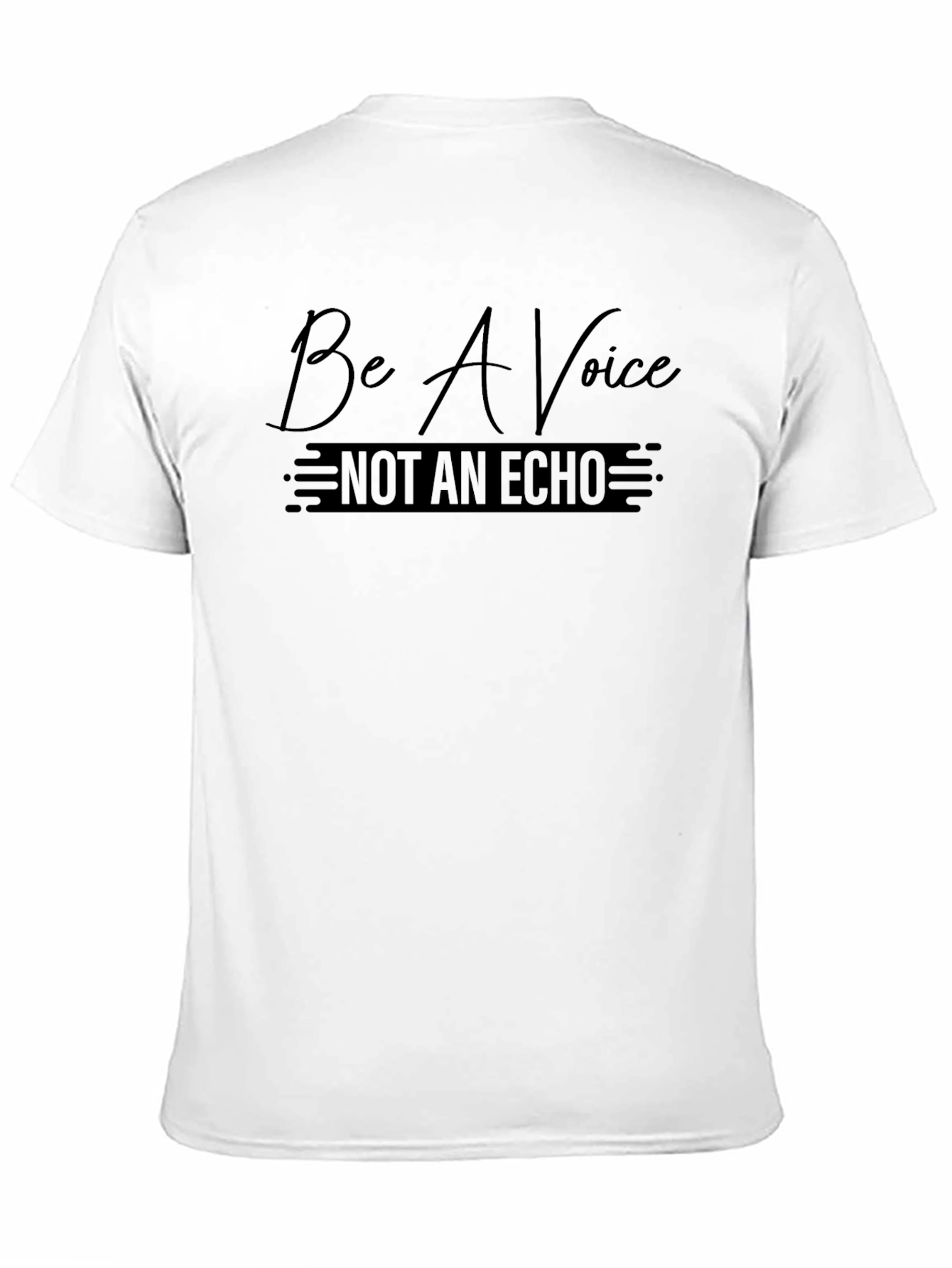 Be A Voice Graphic Black T-Shirt