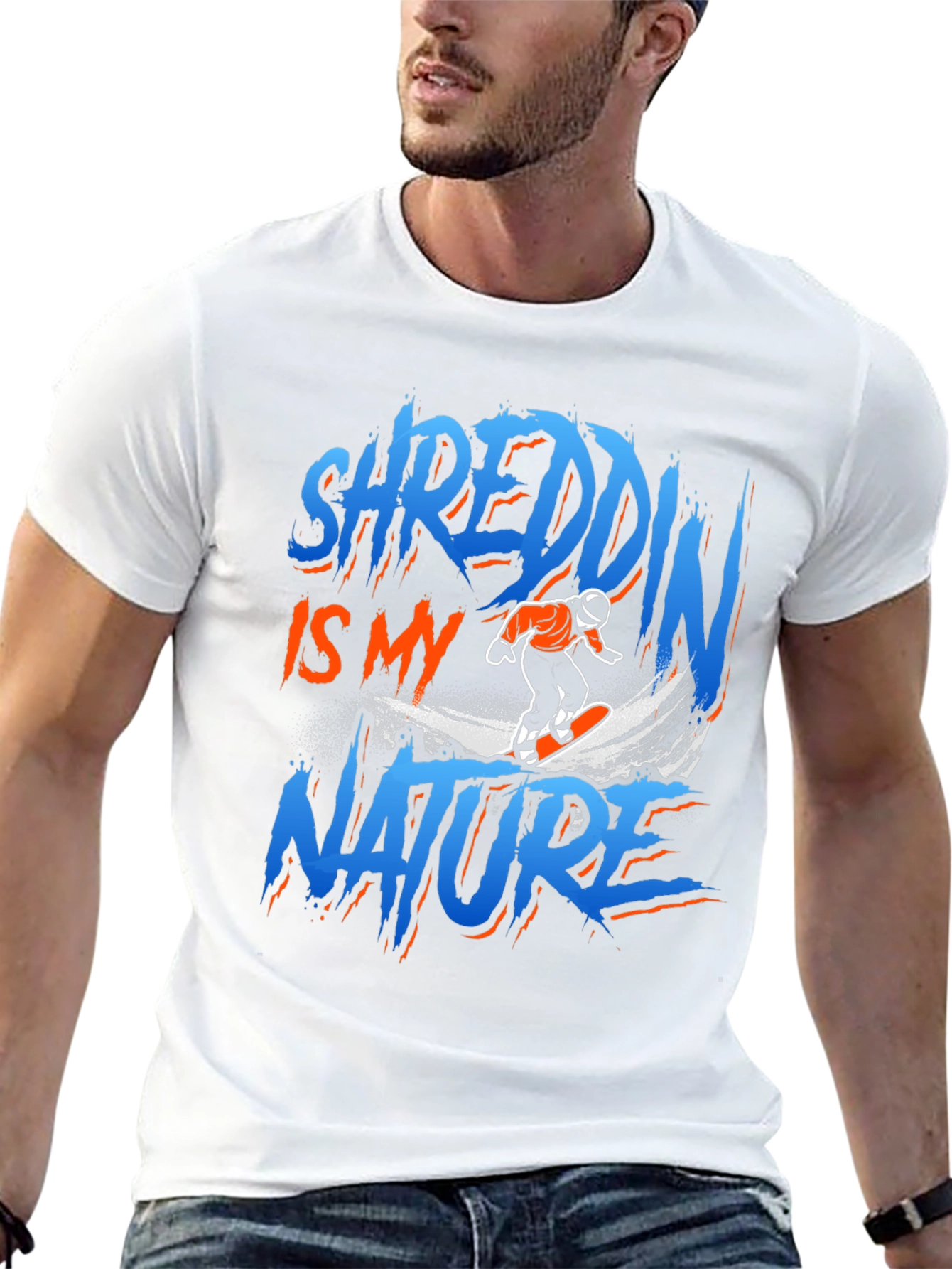 Shreddin Is My Nature Graphic Tee