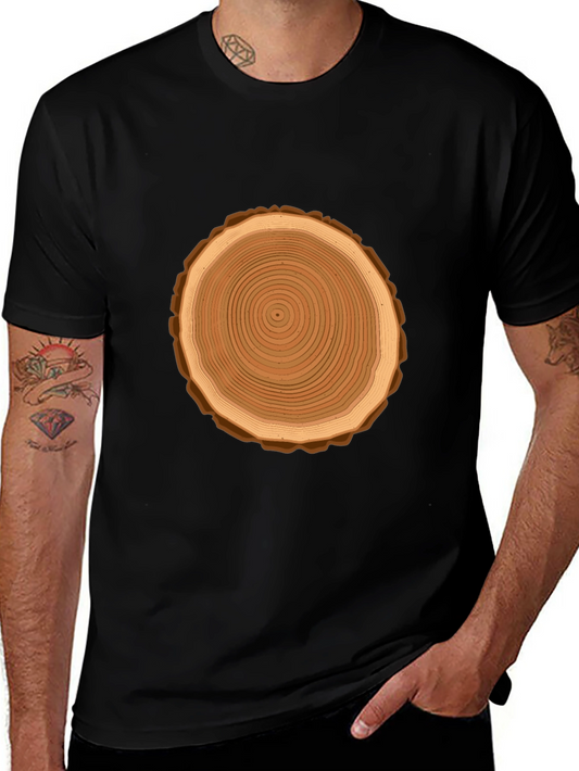 Tree Ring Graphic Tee - Nature Lovers Shirt