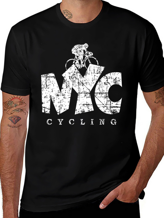 NYC Cycling Black T-Shirt