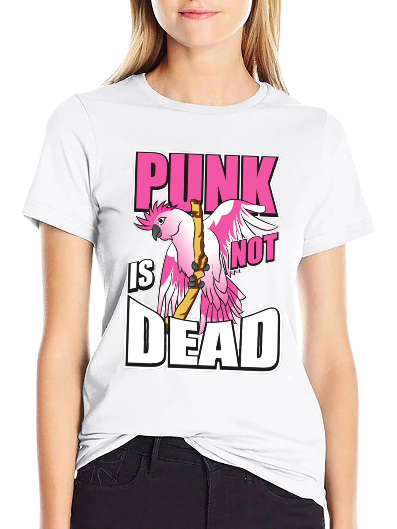 Punk Not Dead T-Shirt - Bird Design