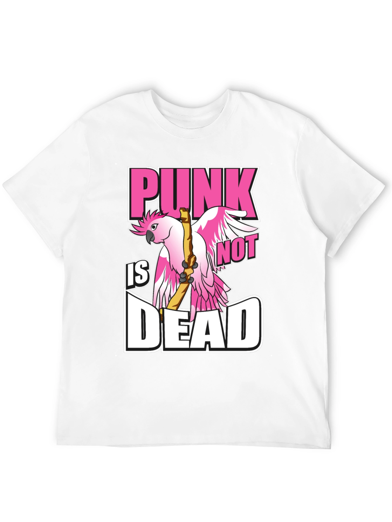 Punk Not Dead T-Shirt - Bird Design