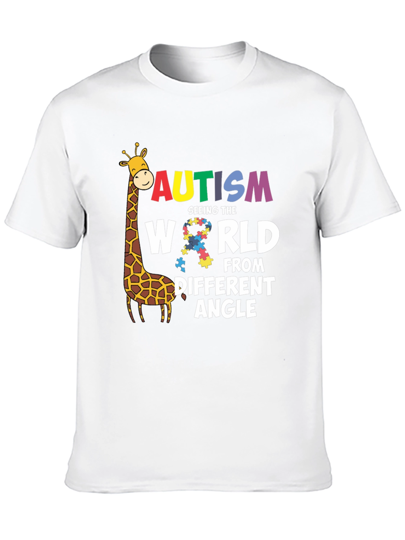 Autism Awareness Giraffe T-Shirt