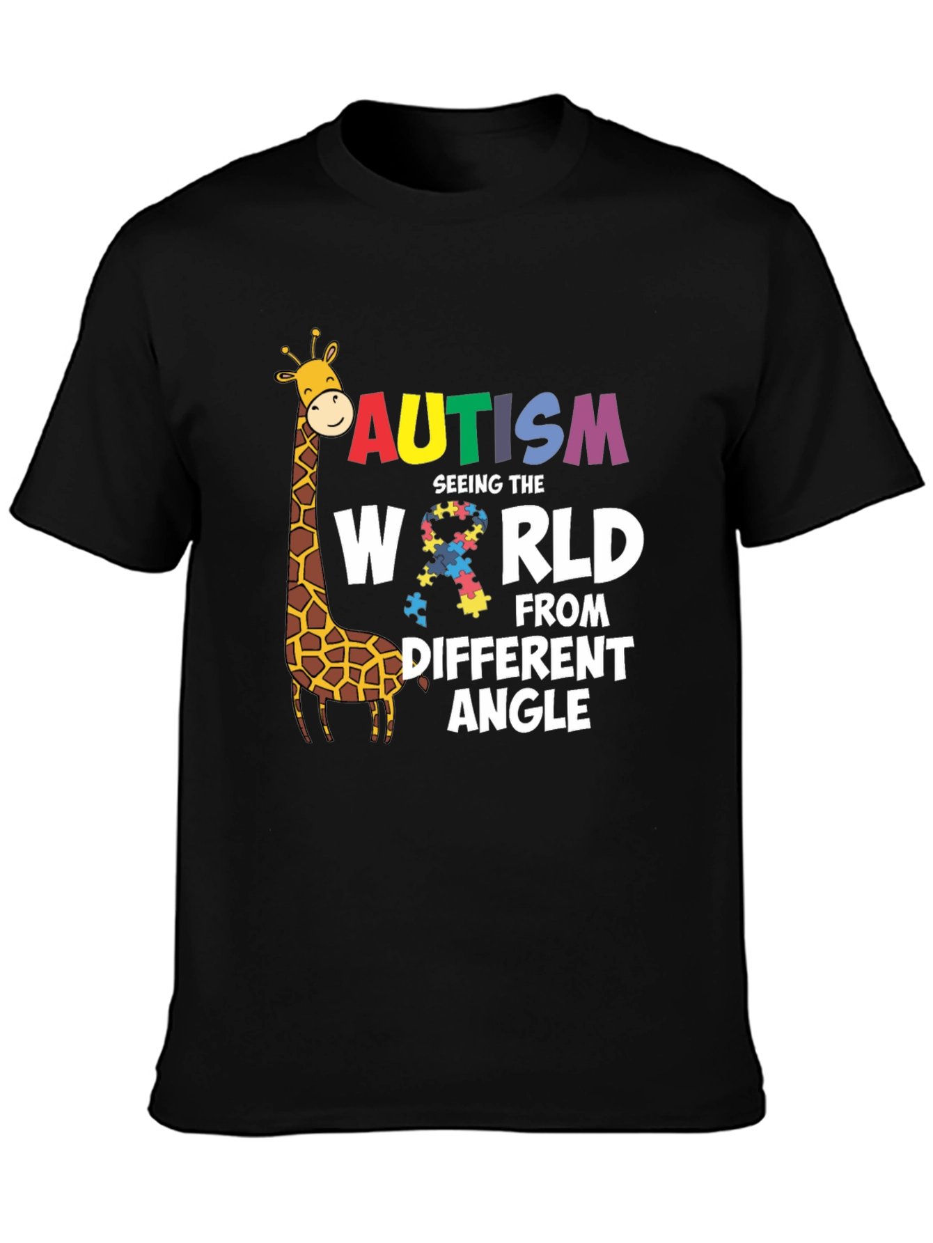 Autism Awareness Giraffe T-Shirt