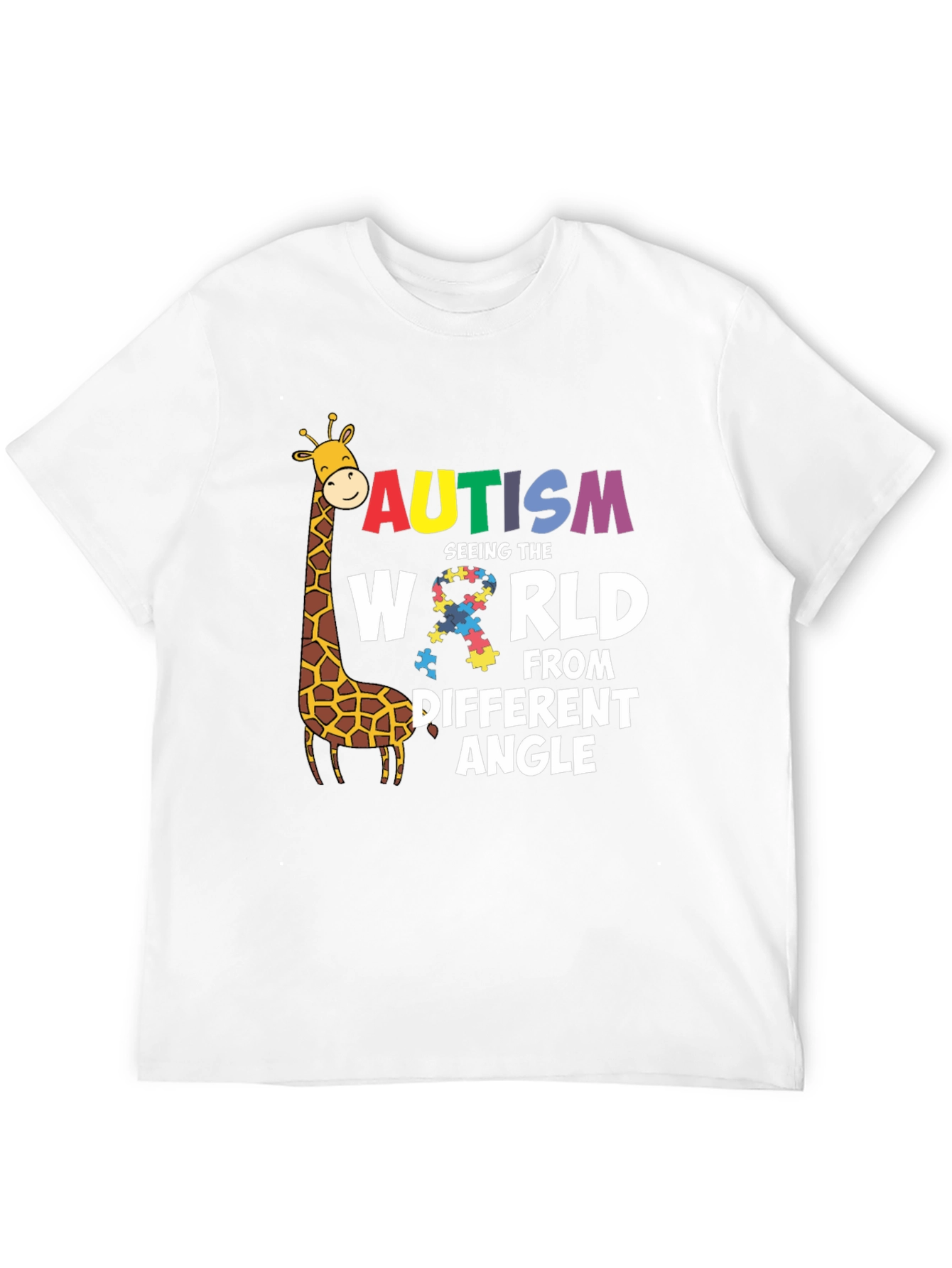 Autism Awareness Giraffe T-Shirt