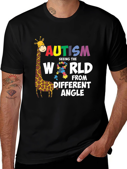 Autism Awareness Giraffe T-Shirt