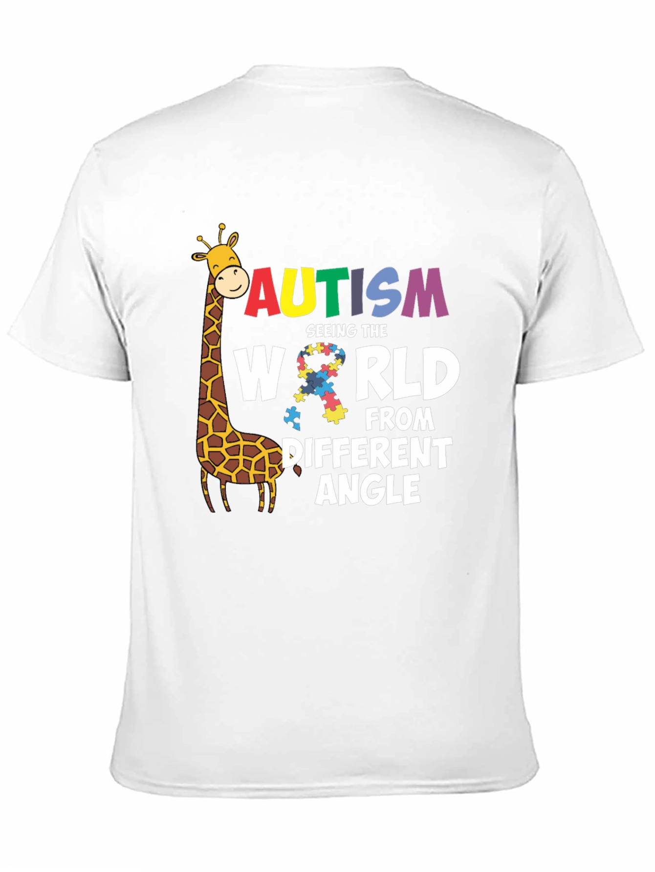 Autism Awareness Giraffe T-Shirt