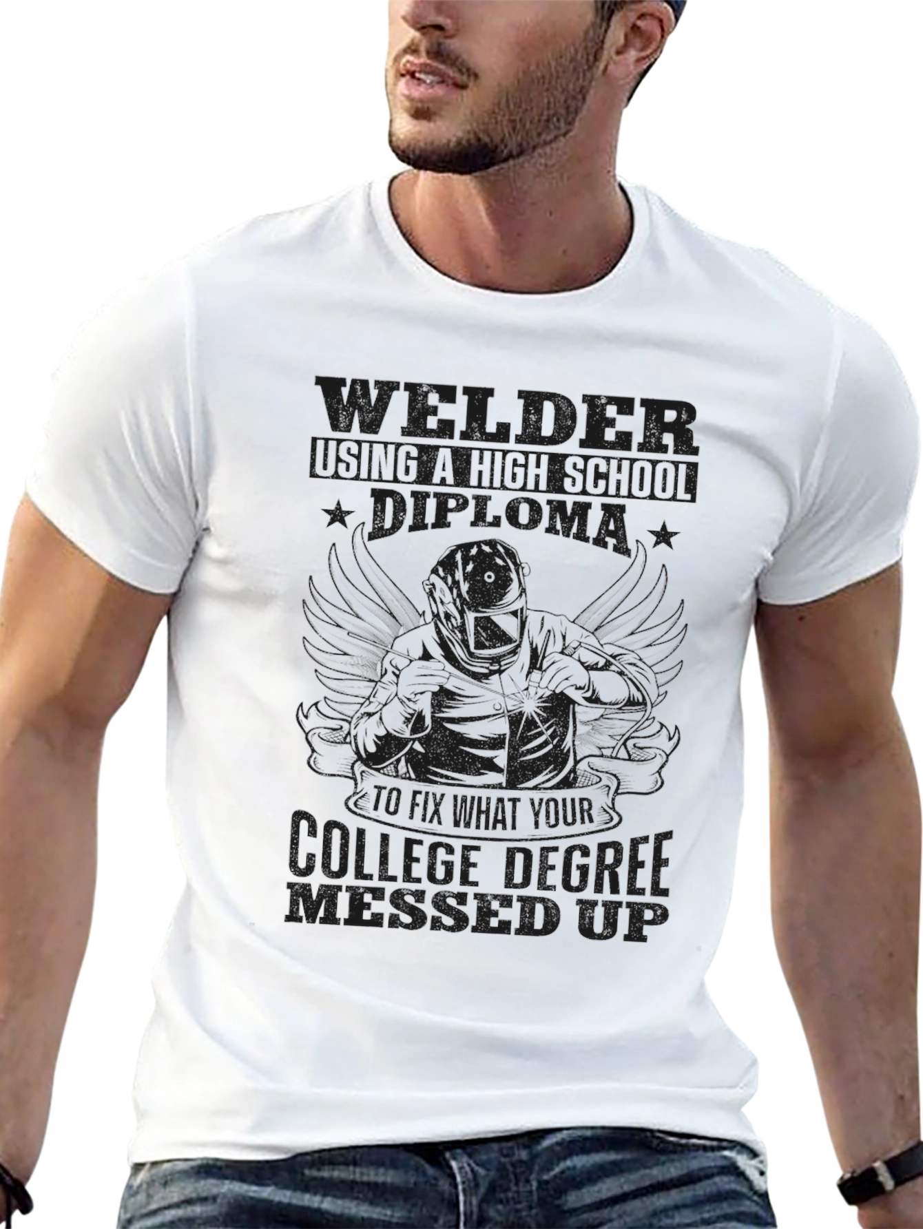 Welder High School Diploma T-Shirt