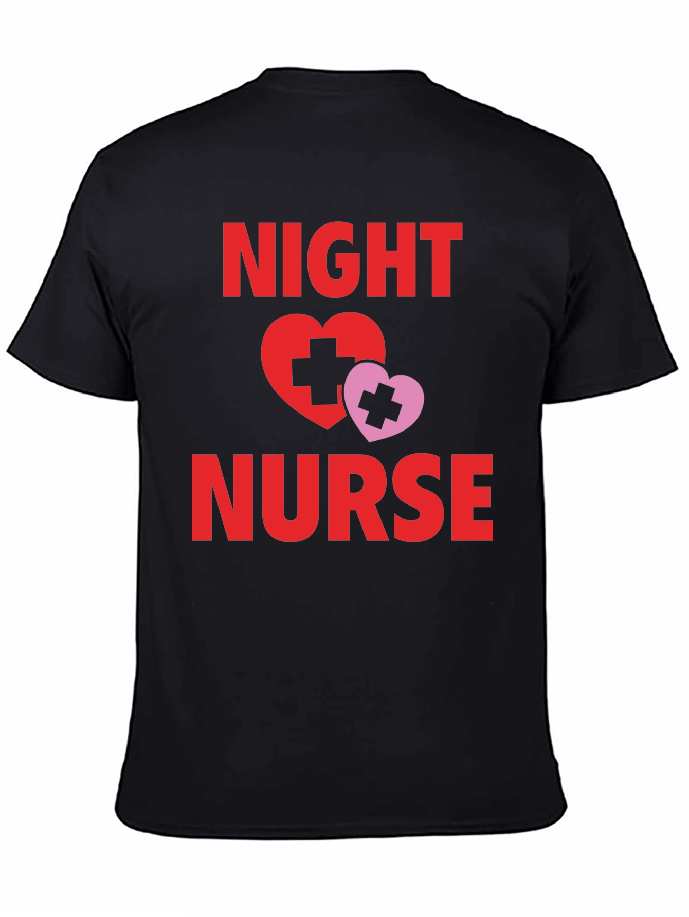 Night Nurse T-Shirt - Heart Design