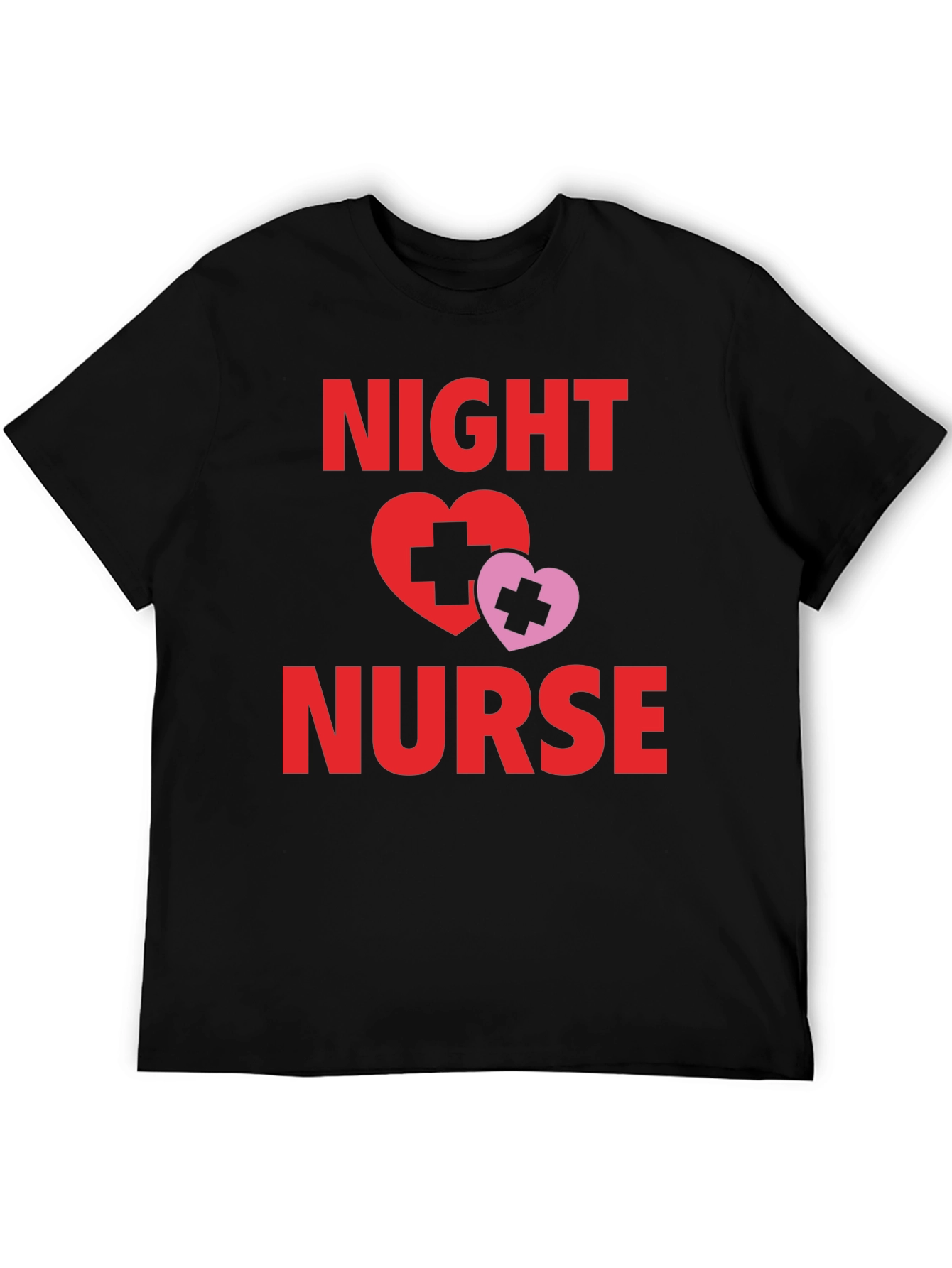 Night Nurse T-Shirt - Heart Design