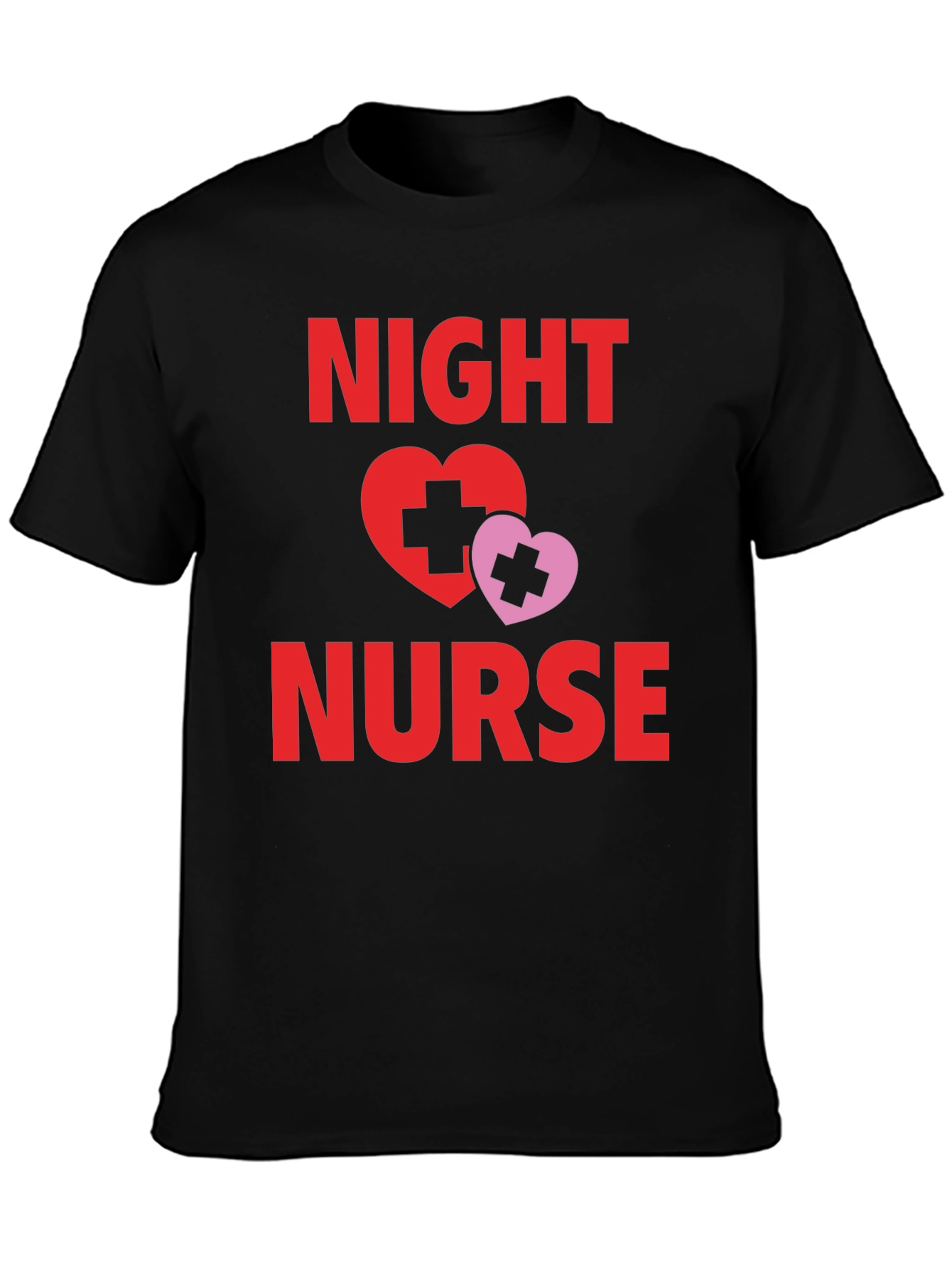 Night Nurse T-Shirt - Heart Design