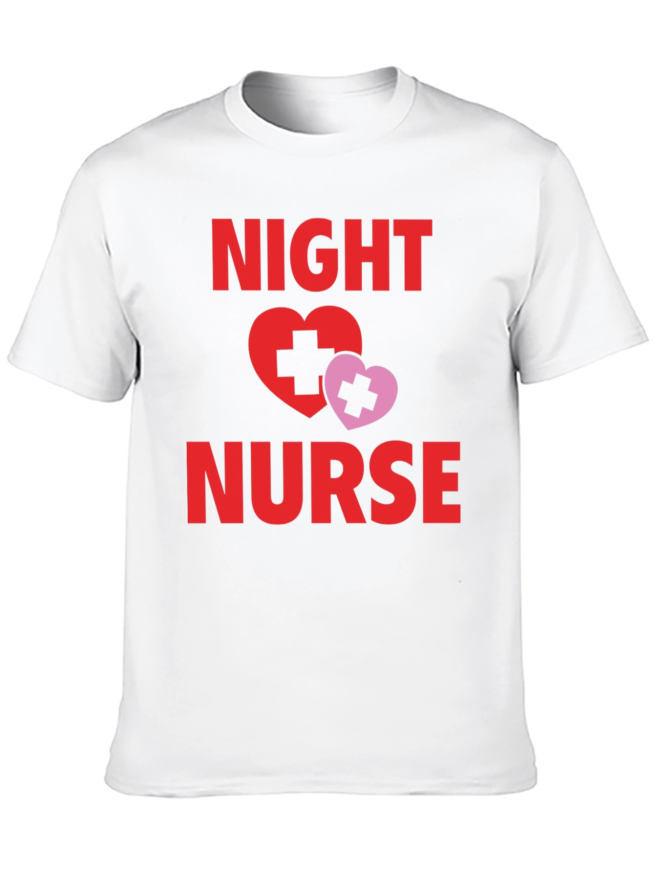 Night Nurse T-Shirt - Heart Design