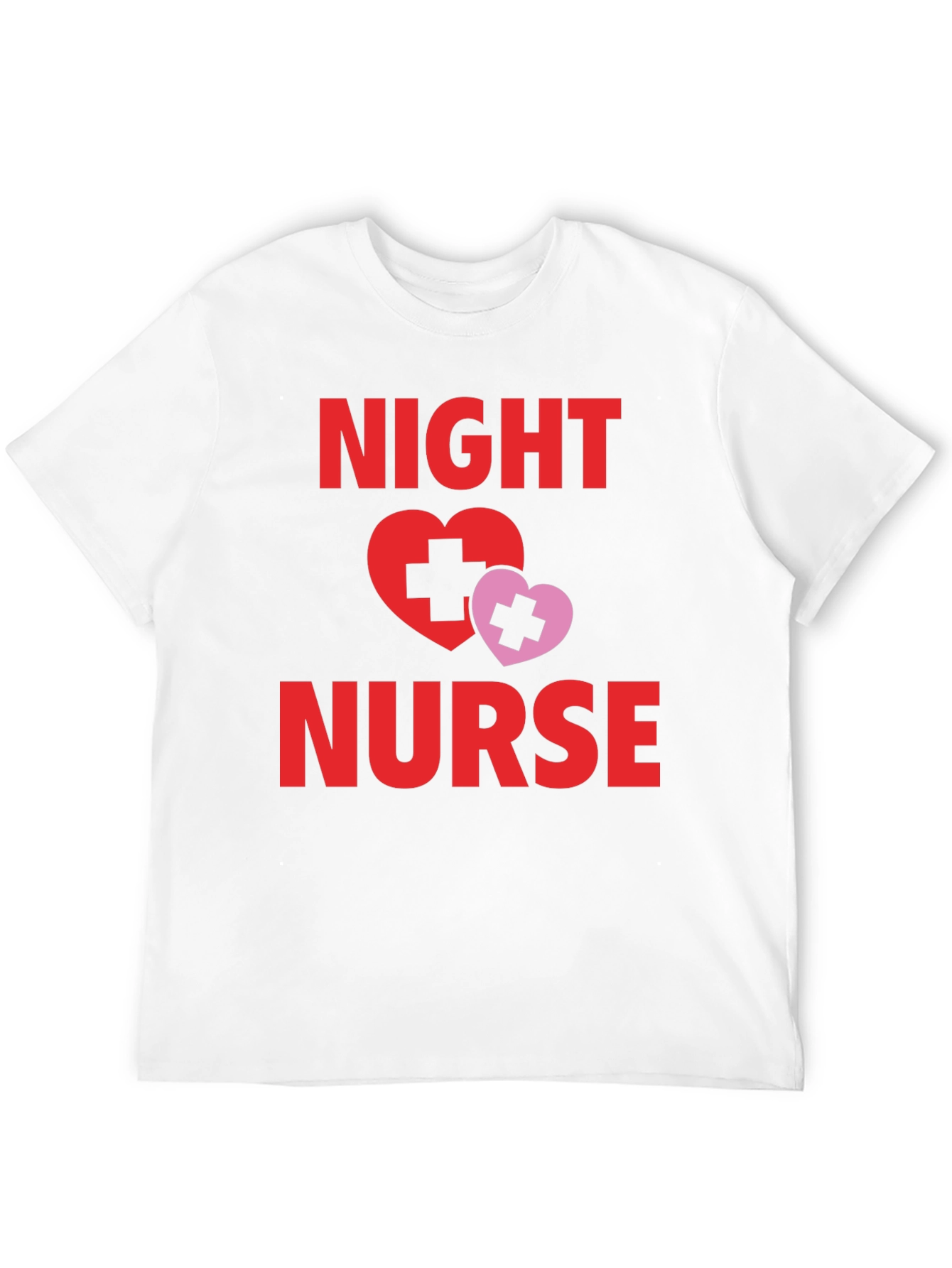 Night Nurse T-Shirt - Heart Design