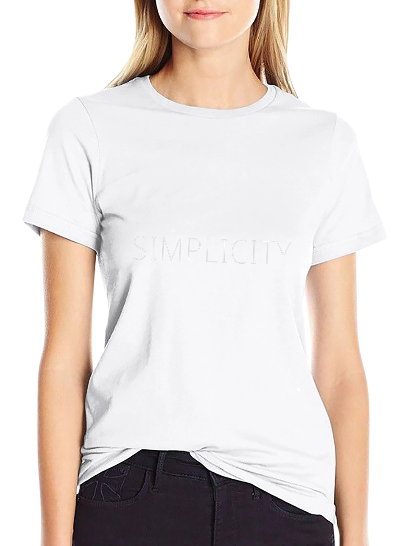 Simplicity Black Graphic Tee