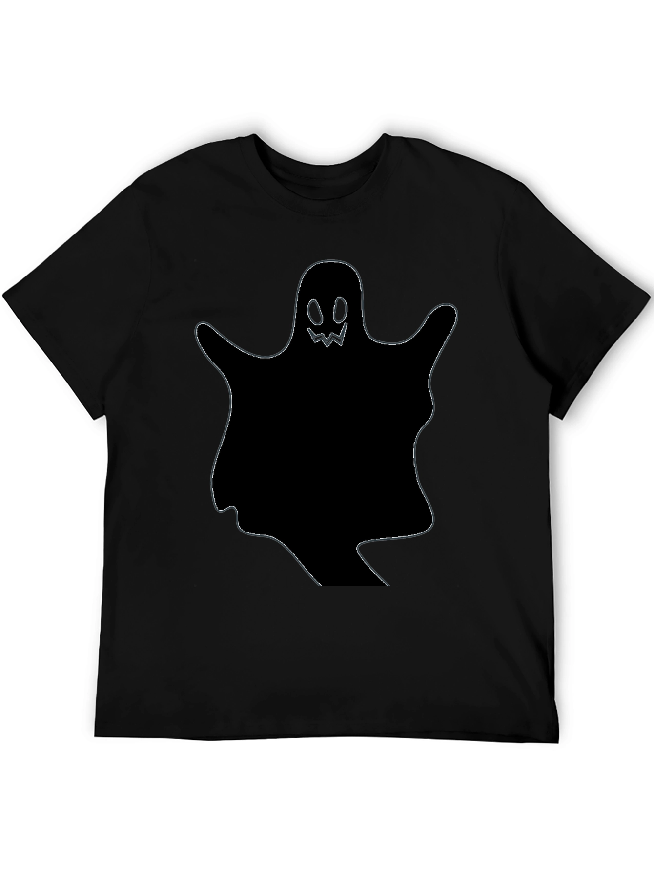 Spooky Ghost Graphic Tee - Halloween Shirt