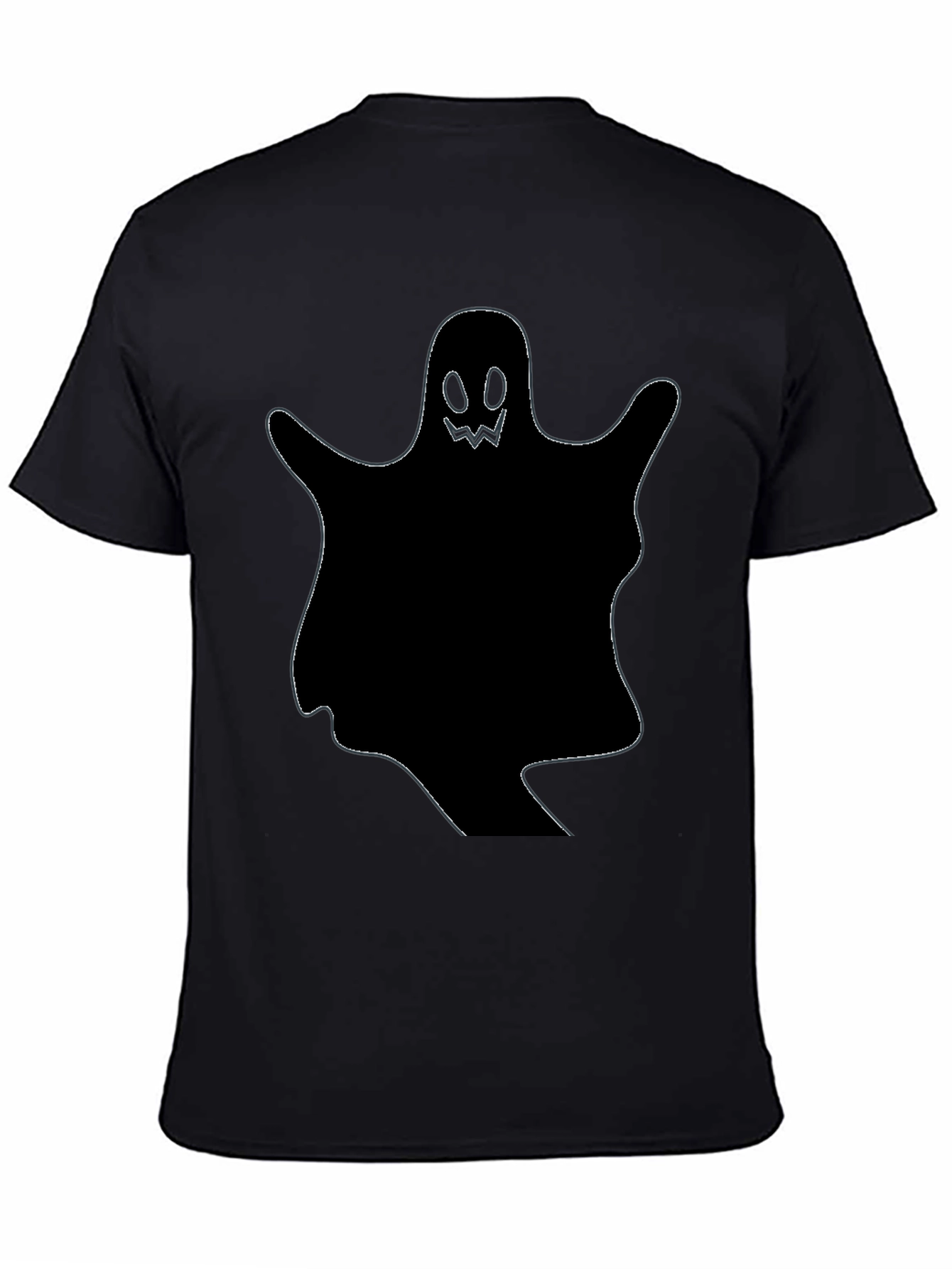 Spooky Ghost Graphic Tee - Halloween Shirt