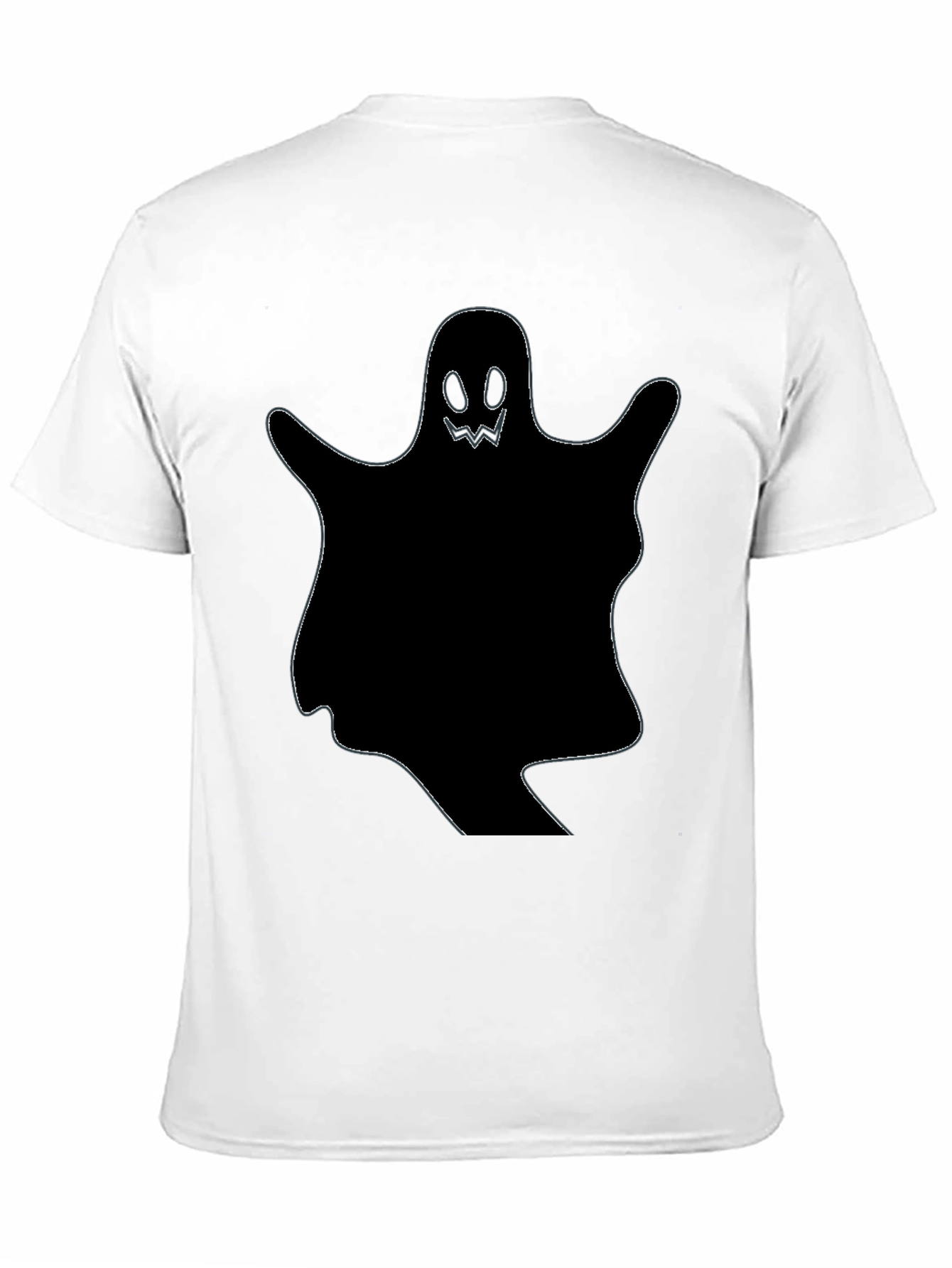 Spooky Ghost Graphic Tee - Halloween Shirt